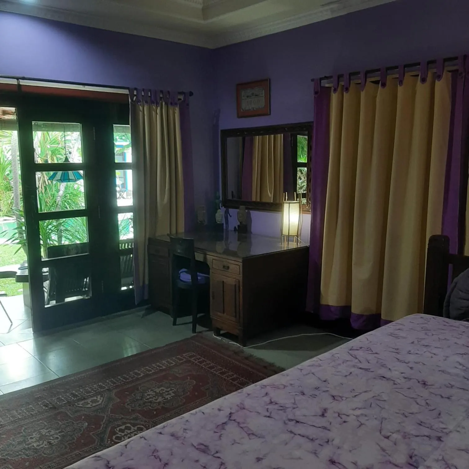 Bedroom, Bed in Villa Shantitara Bungalows