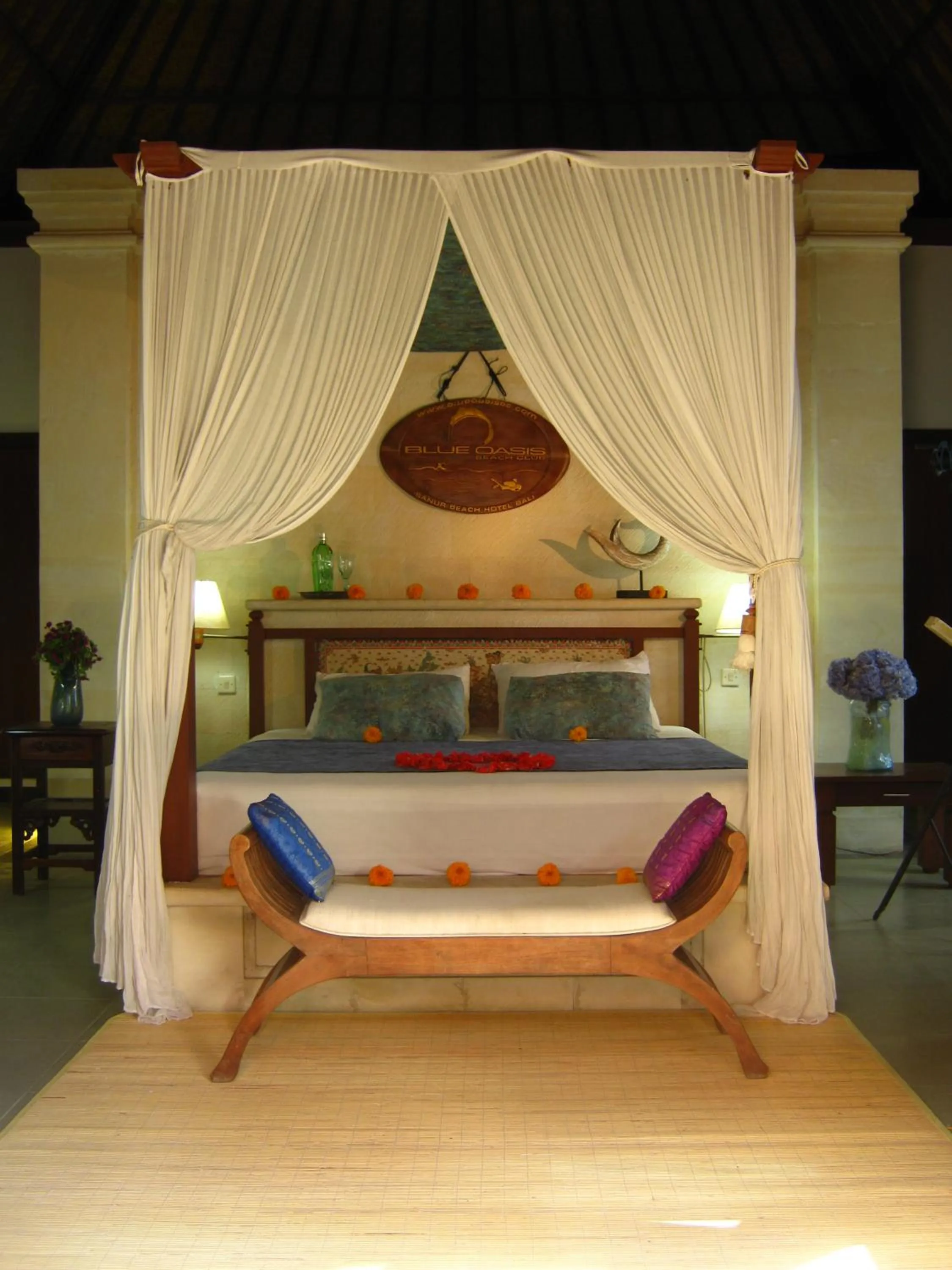 Bedroom, Bed in Villa Shantitara Bungalows