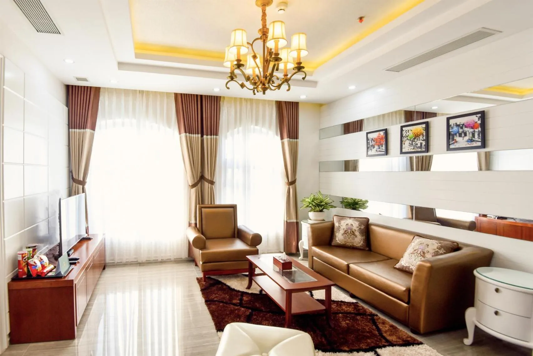 Living room in Rung Huong Apartment