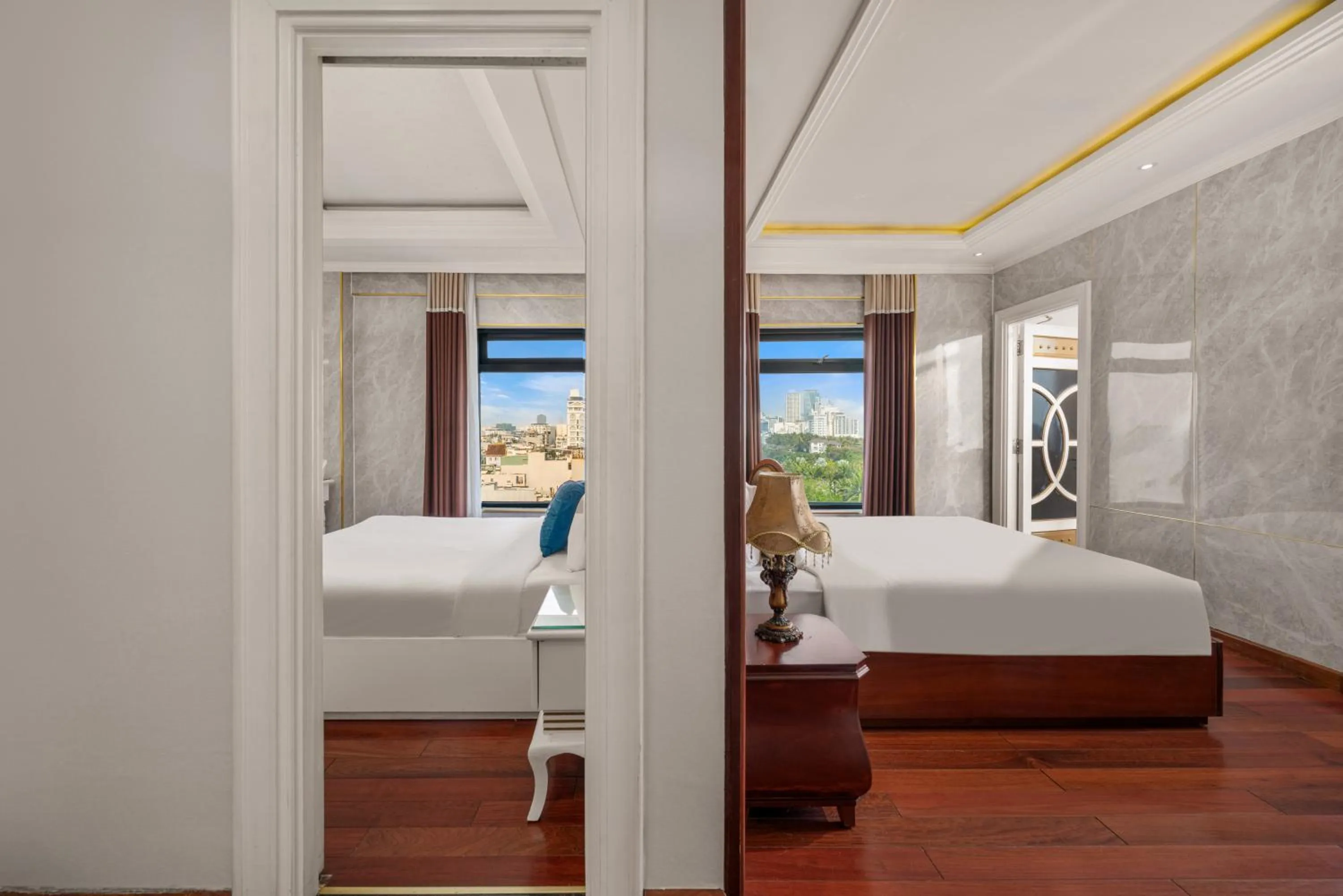 Bed in Rung Huong Apartment