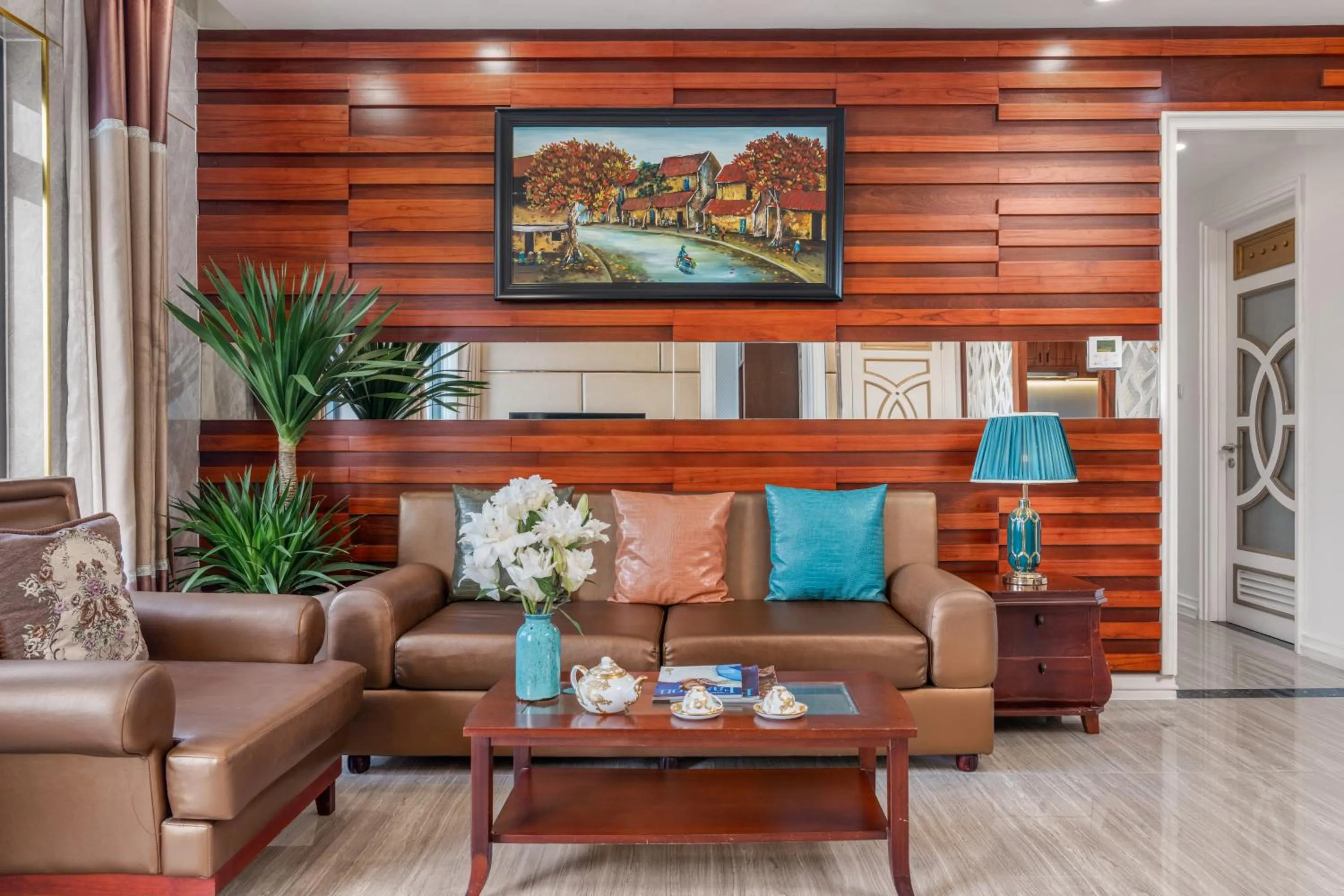 Living room in Rung Huong Apartment