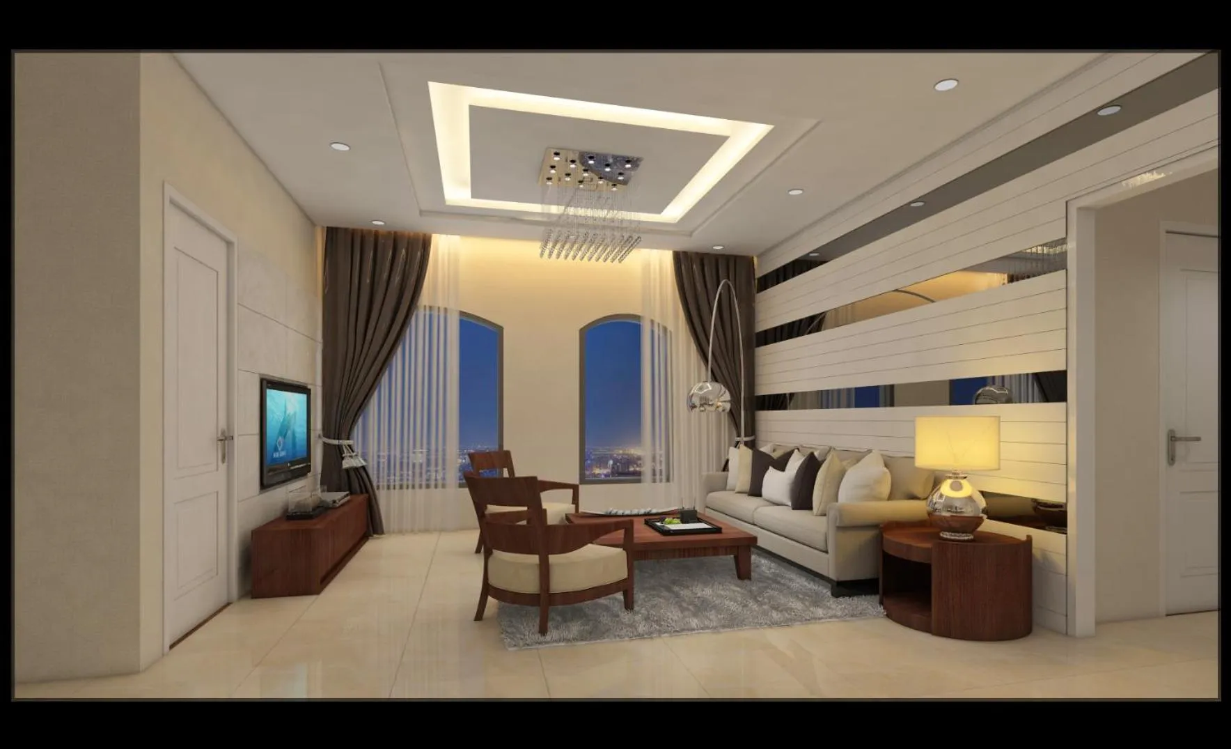 Living room in Rung Huong Apartment