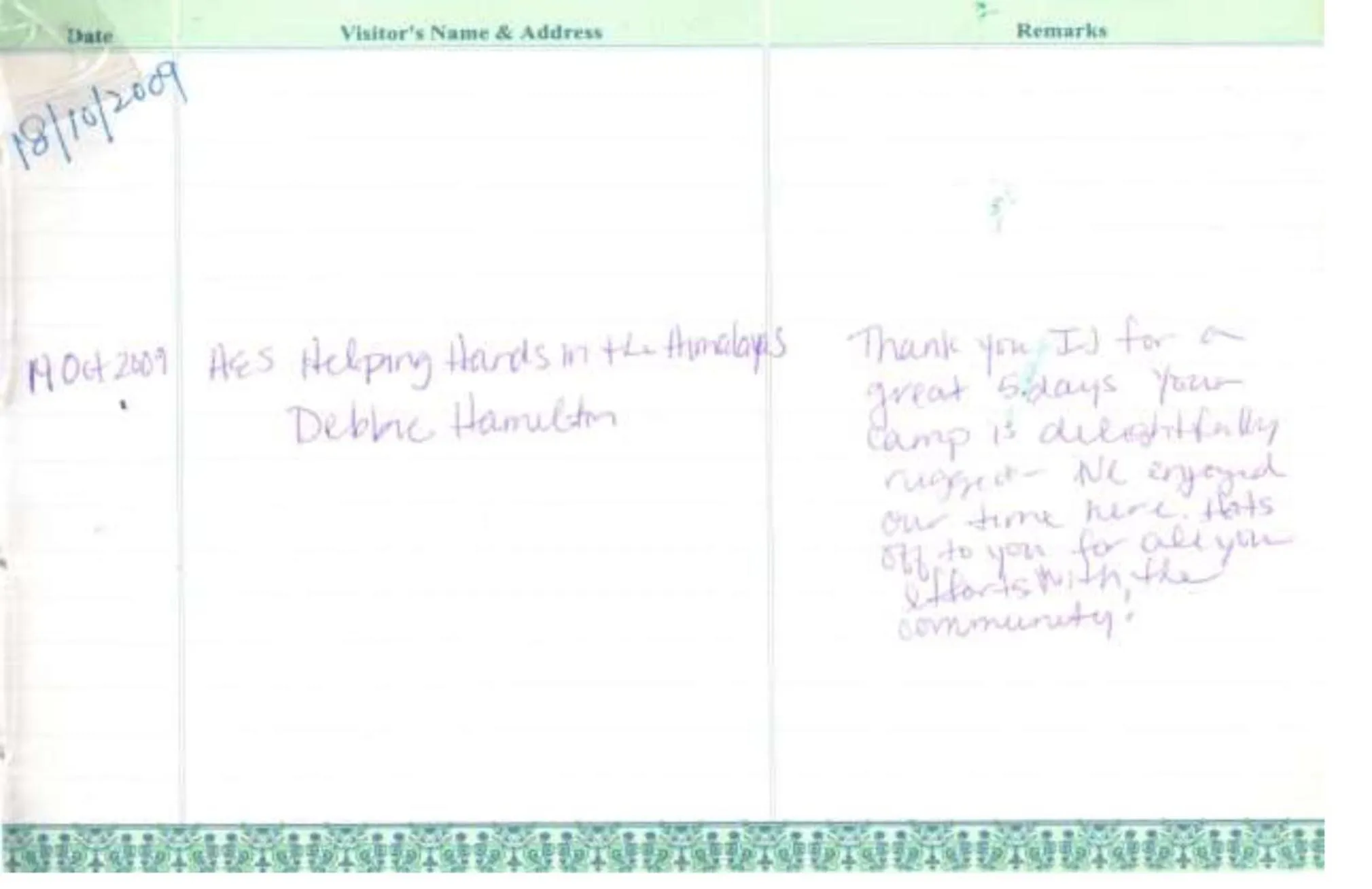 Certificate/Award in Samira's Birds & Butterflies Park-Spashram Ganga Beach Retreat