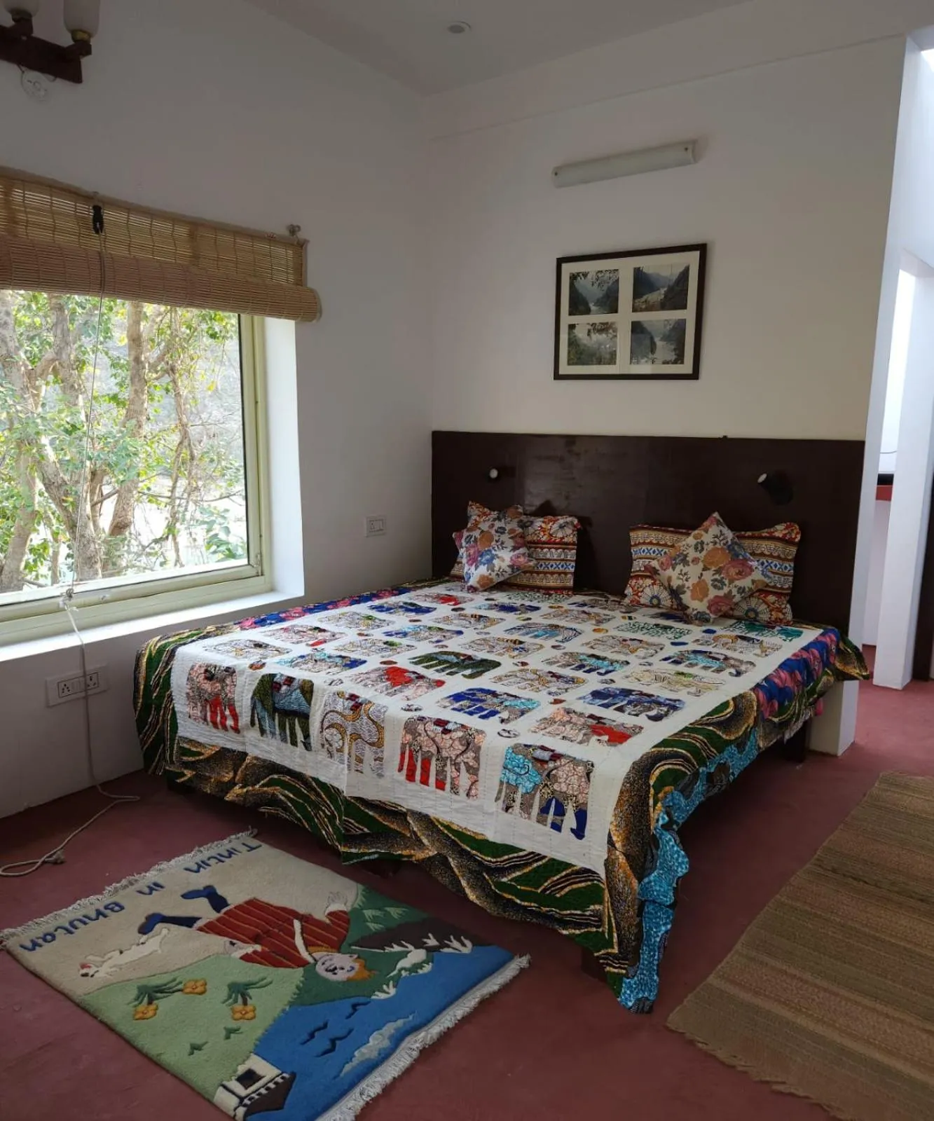 Bedroom, Bed in Samira's Birds & Butterflies Park-Spashram Ganga Beach Retreat