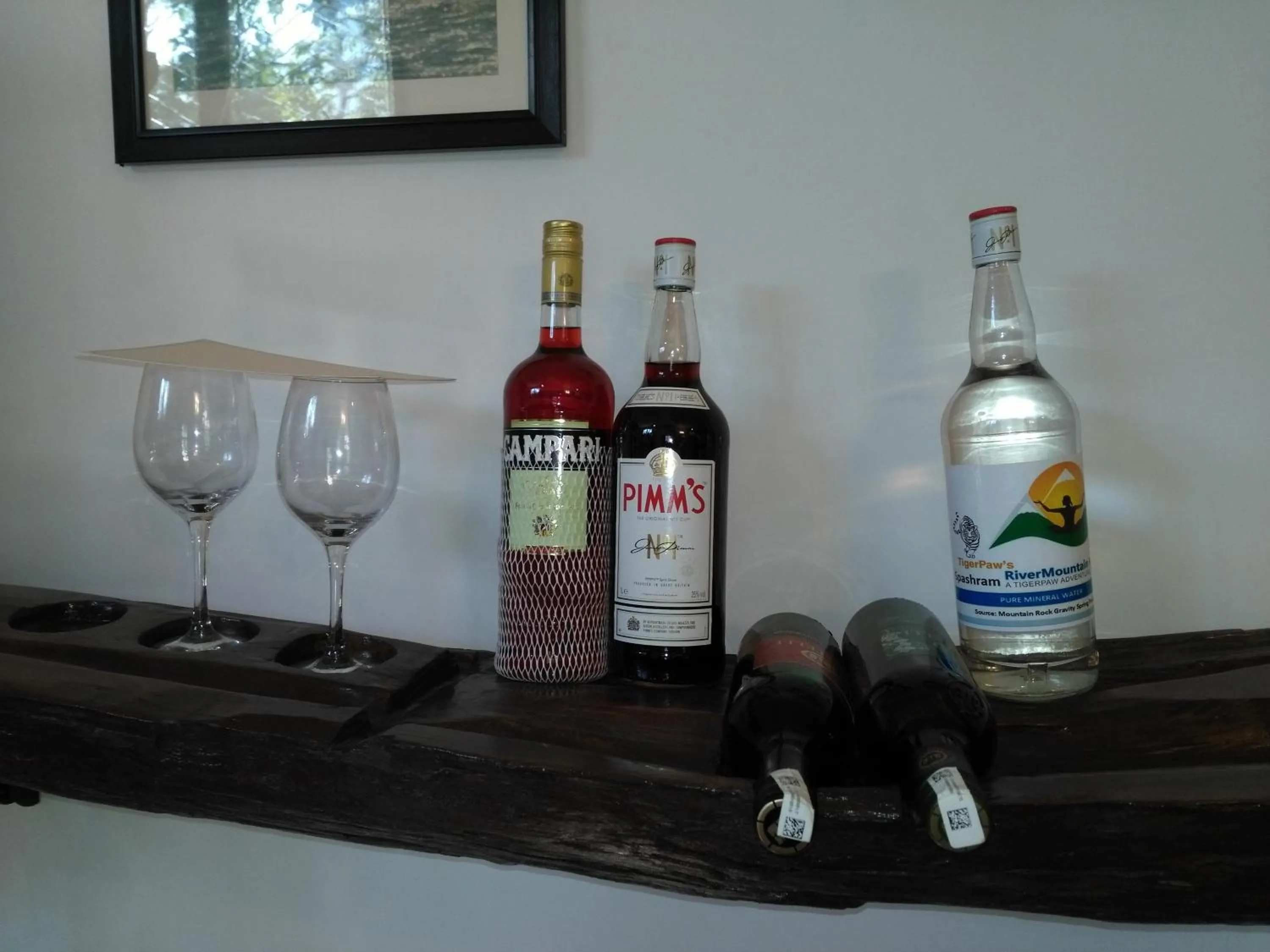 Drinks in Samira's Birds & Butterflies Park-Spashram Ganga Beach Retreat