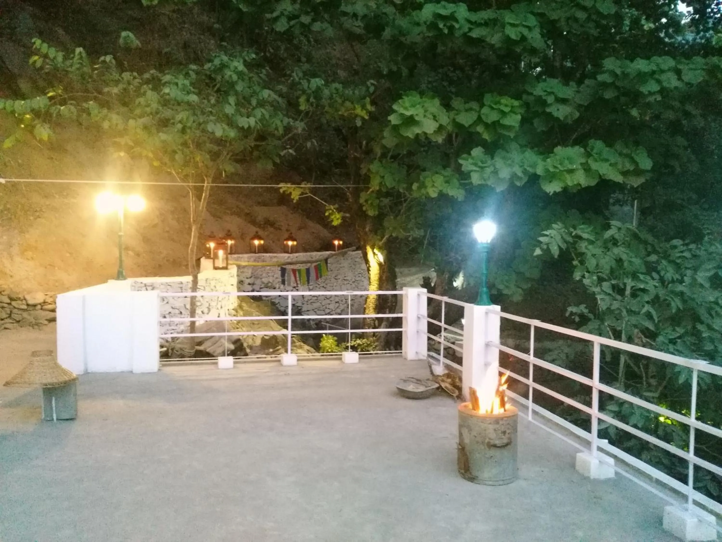 Balcony/Terrace in Samira's Birds & Butterflies Park-Spashram Ganga Beach Retreat