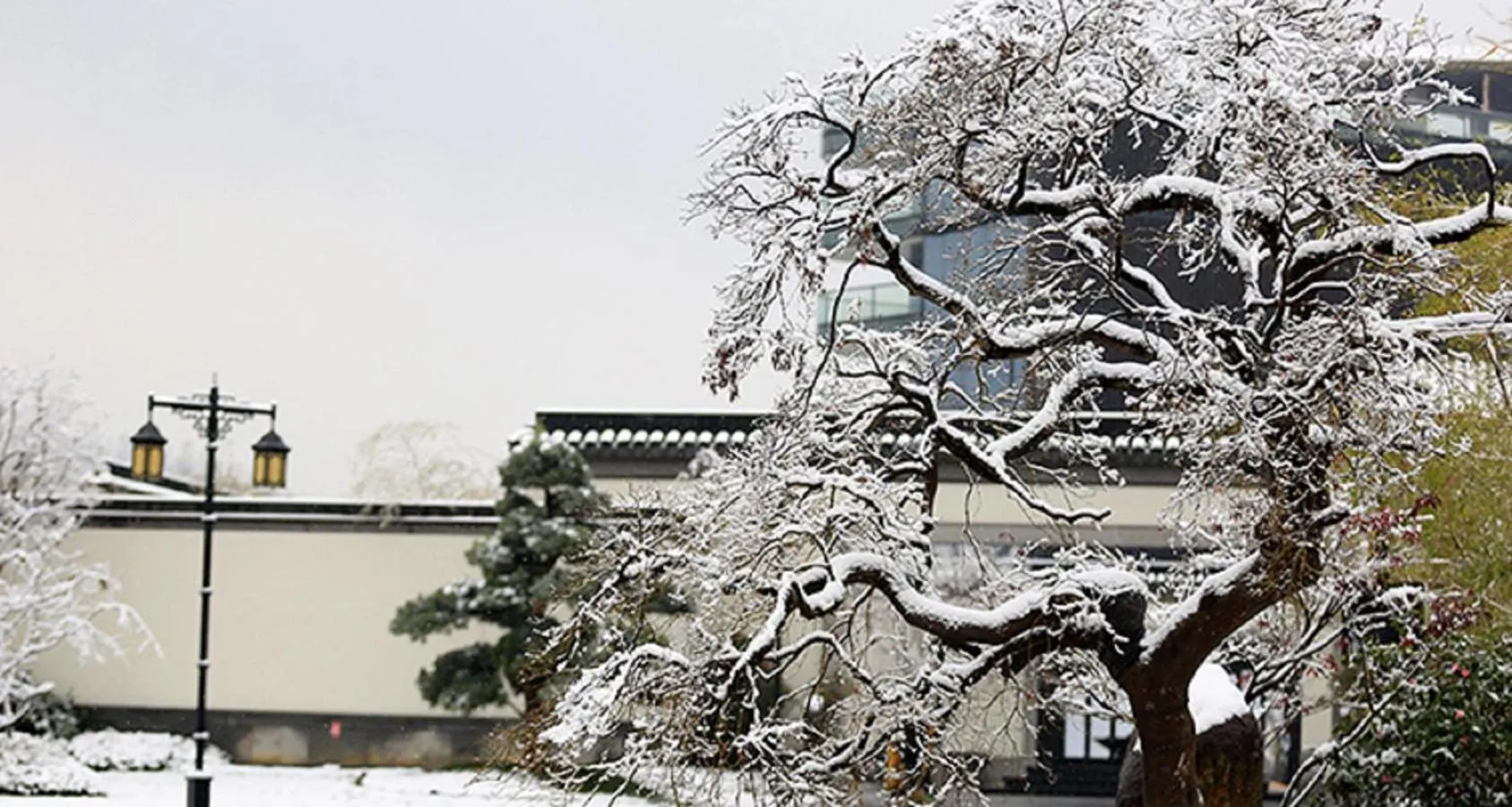 Facade/entrance in Banyan Tree Anji