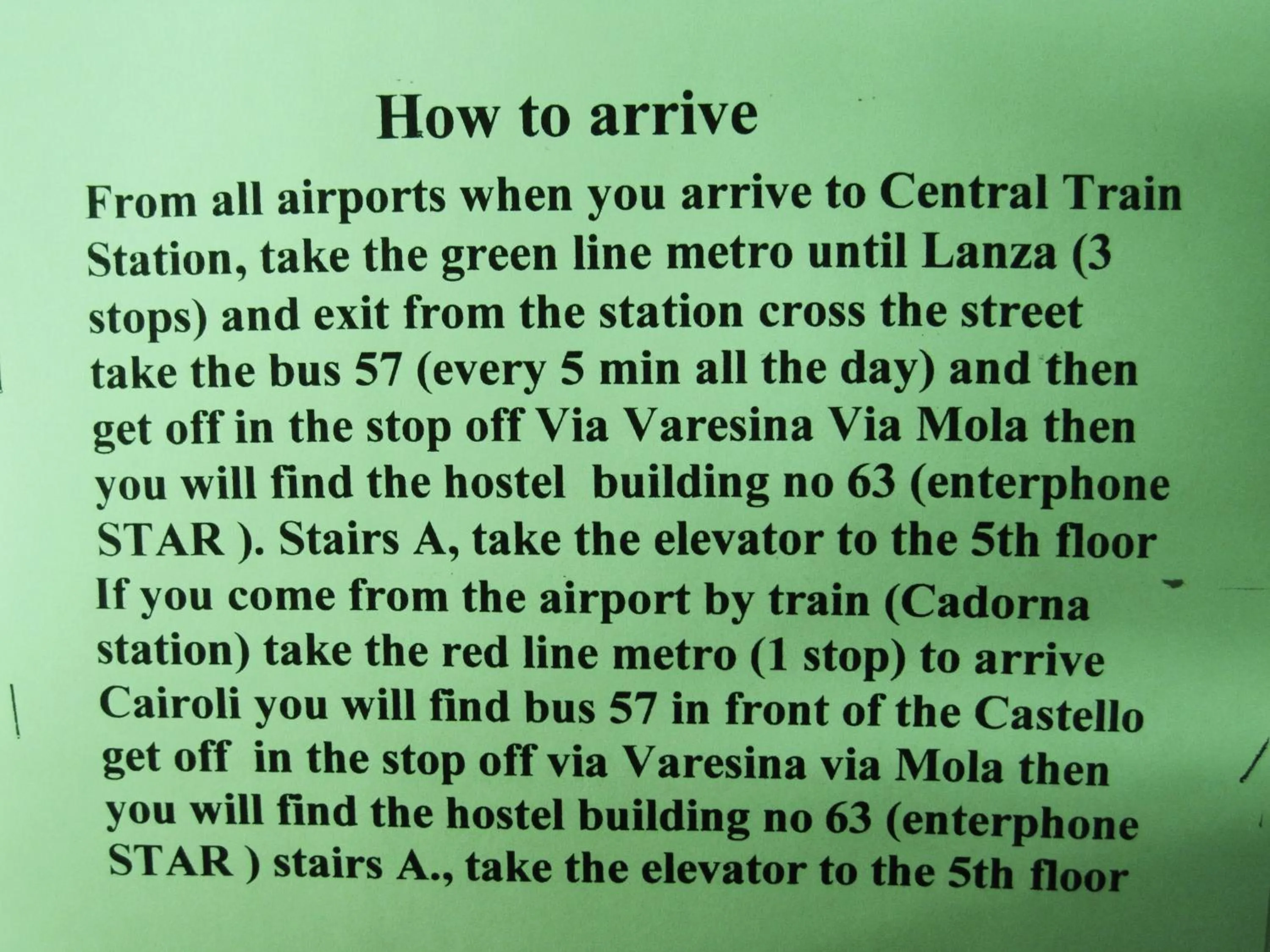 Other in Star Hostel