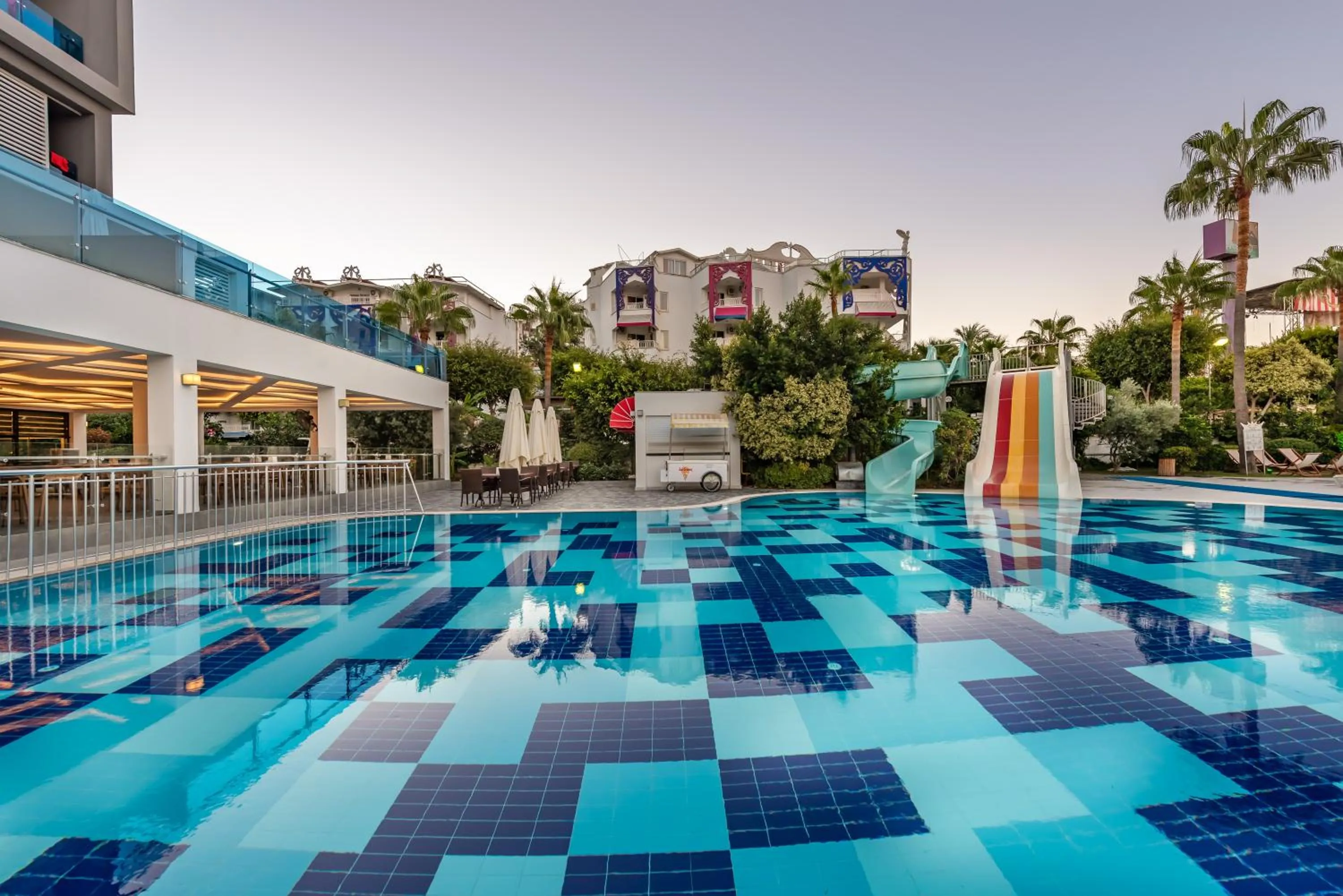 Pool view in White City Beach Adult Only