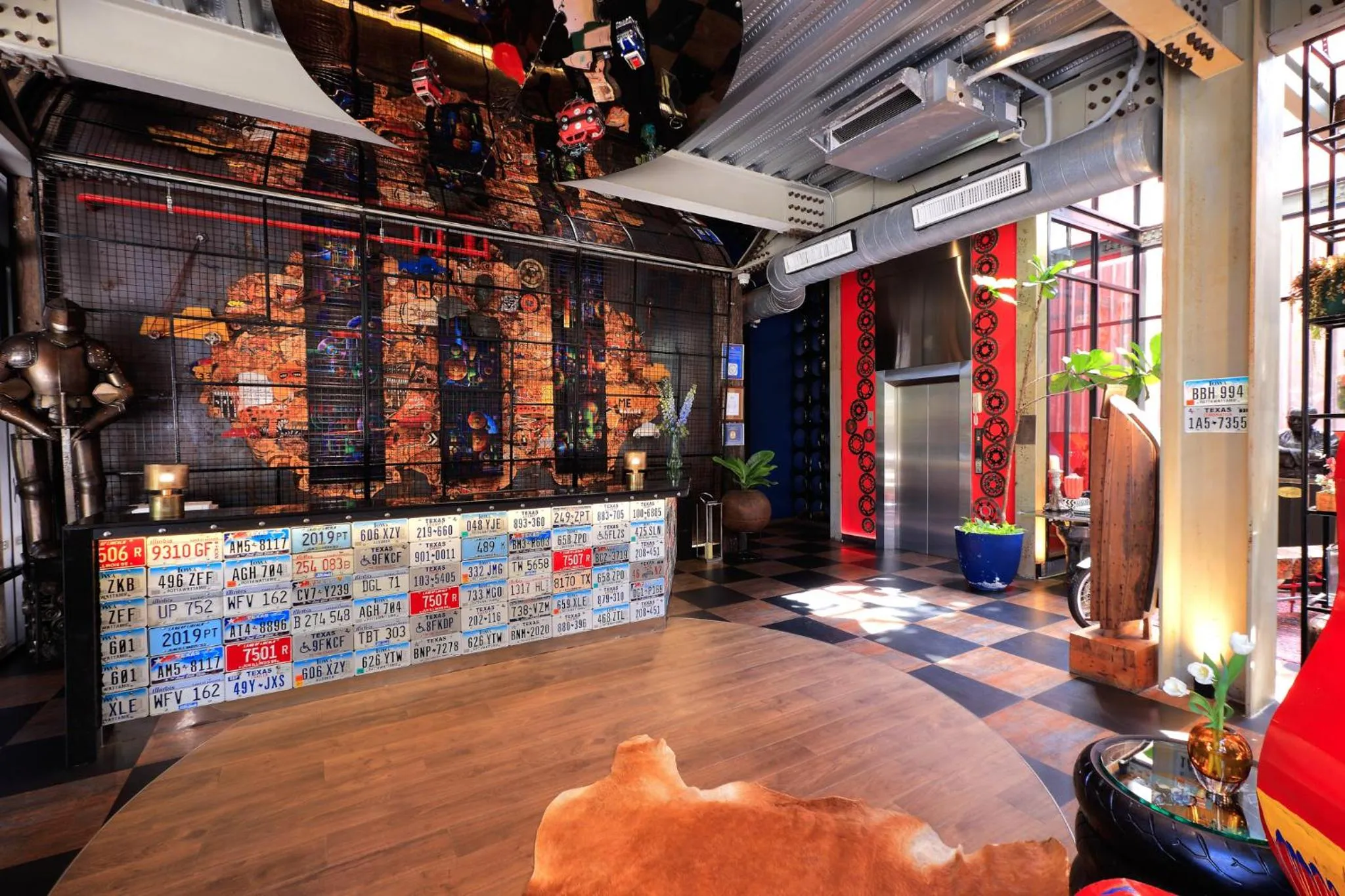 Lobby or reception in MeStyle Garage Hotel