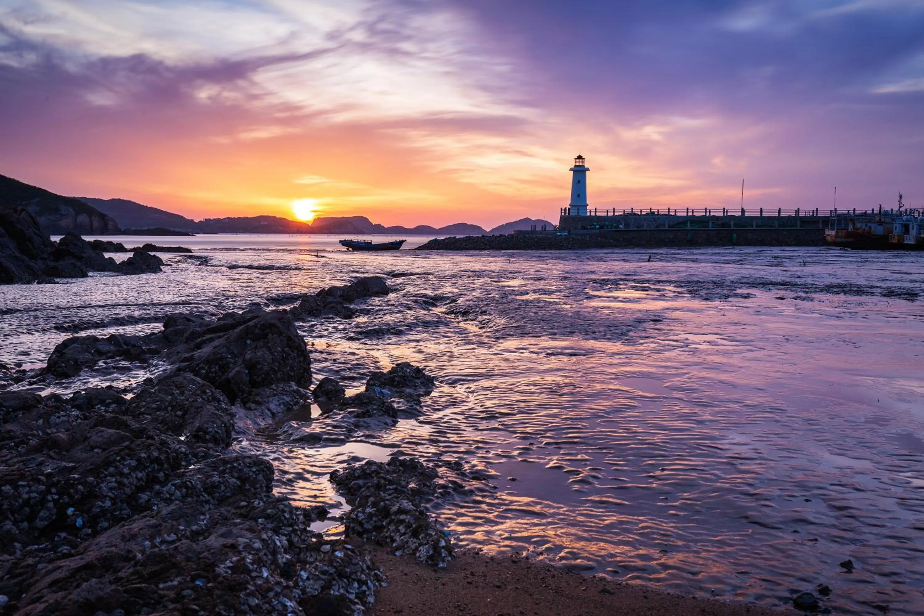 Beach in Bloom Over The Sea by JinSpecial