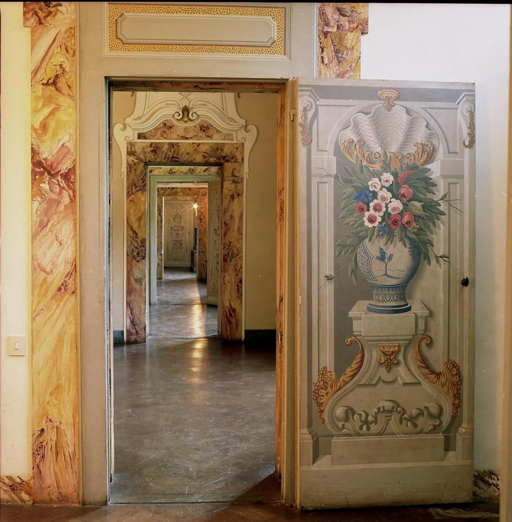 Decorative detail in Castello Di Meleto