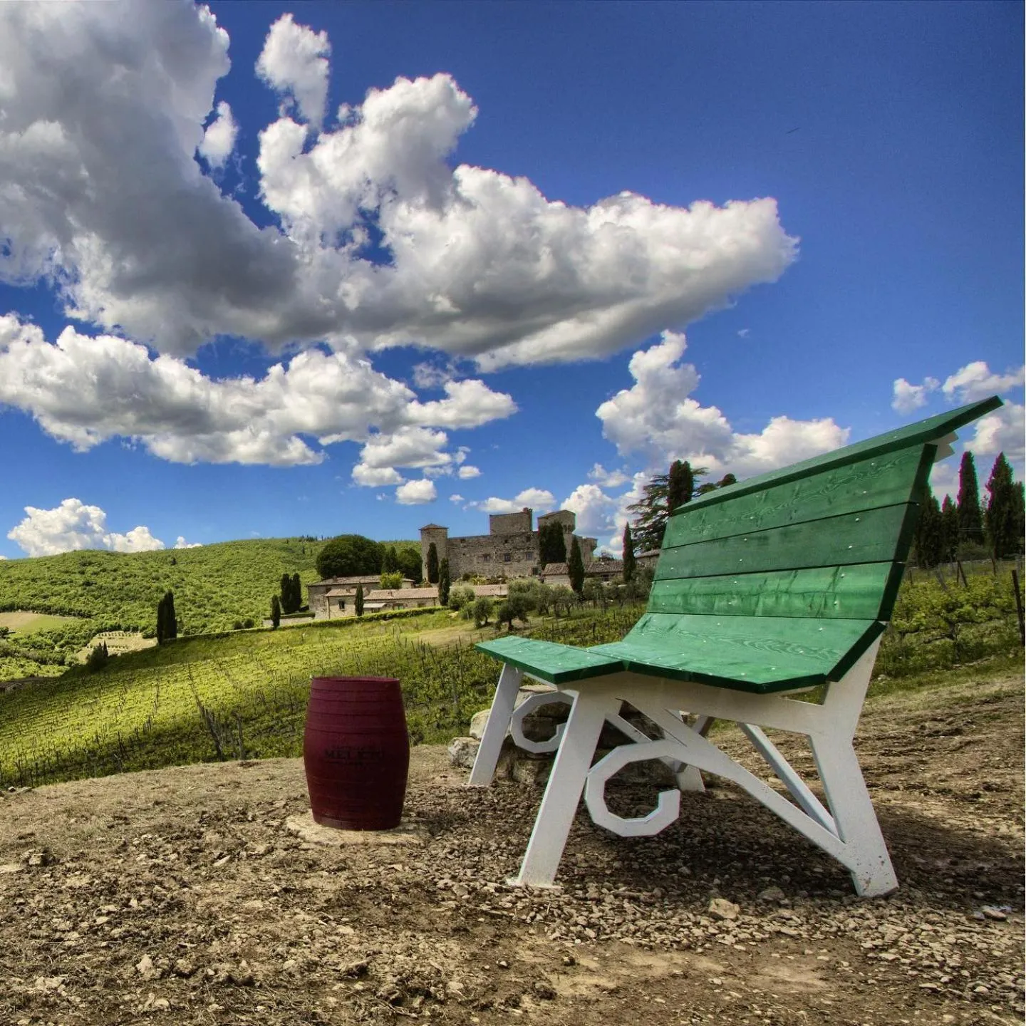 Natural landscape in Castello Di Meleto