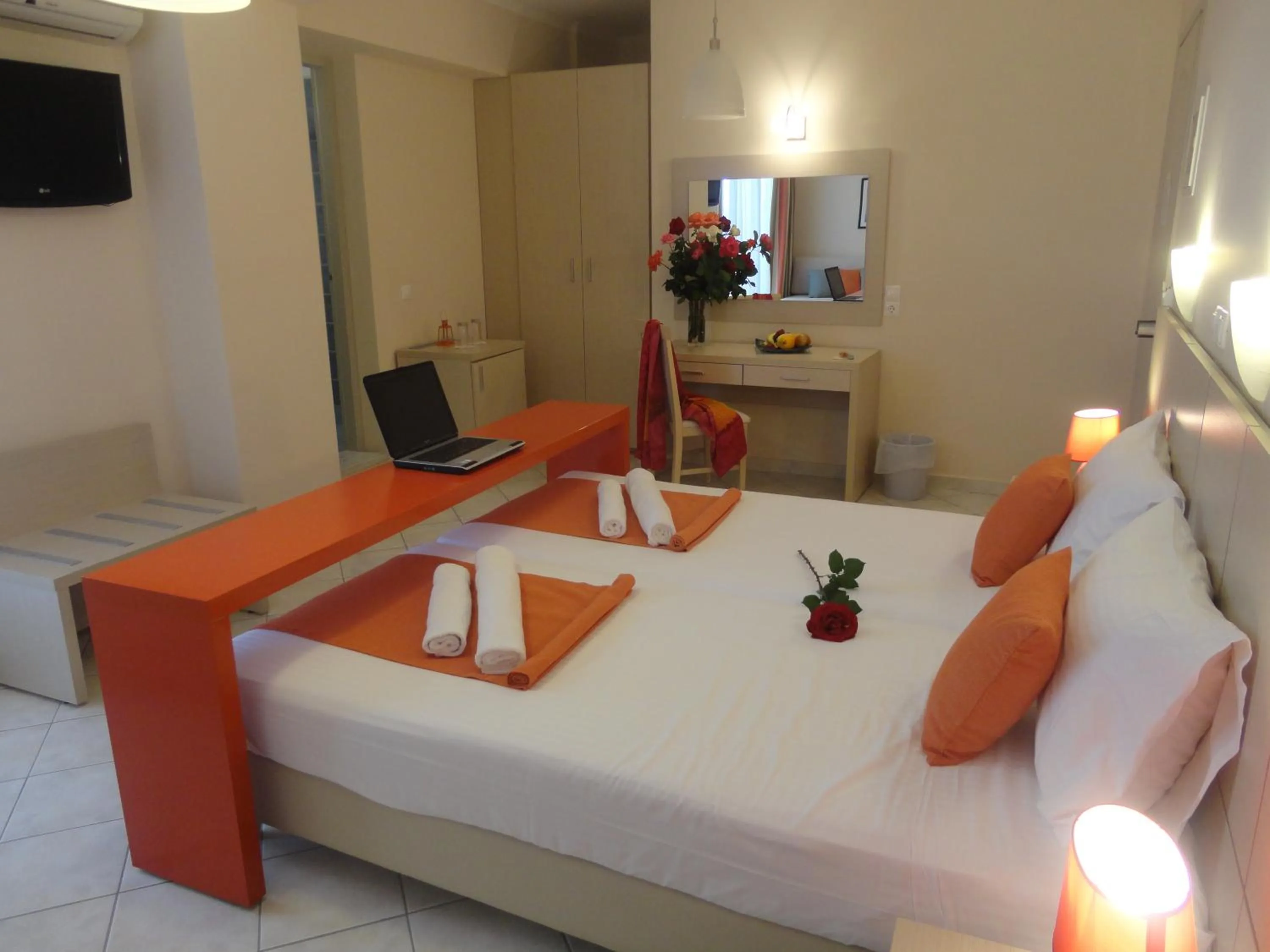 Bed in Al Mare Hotel