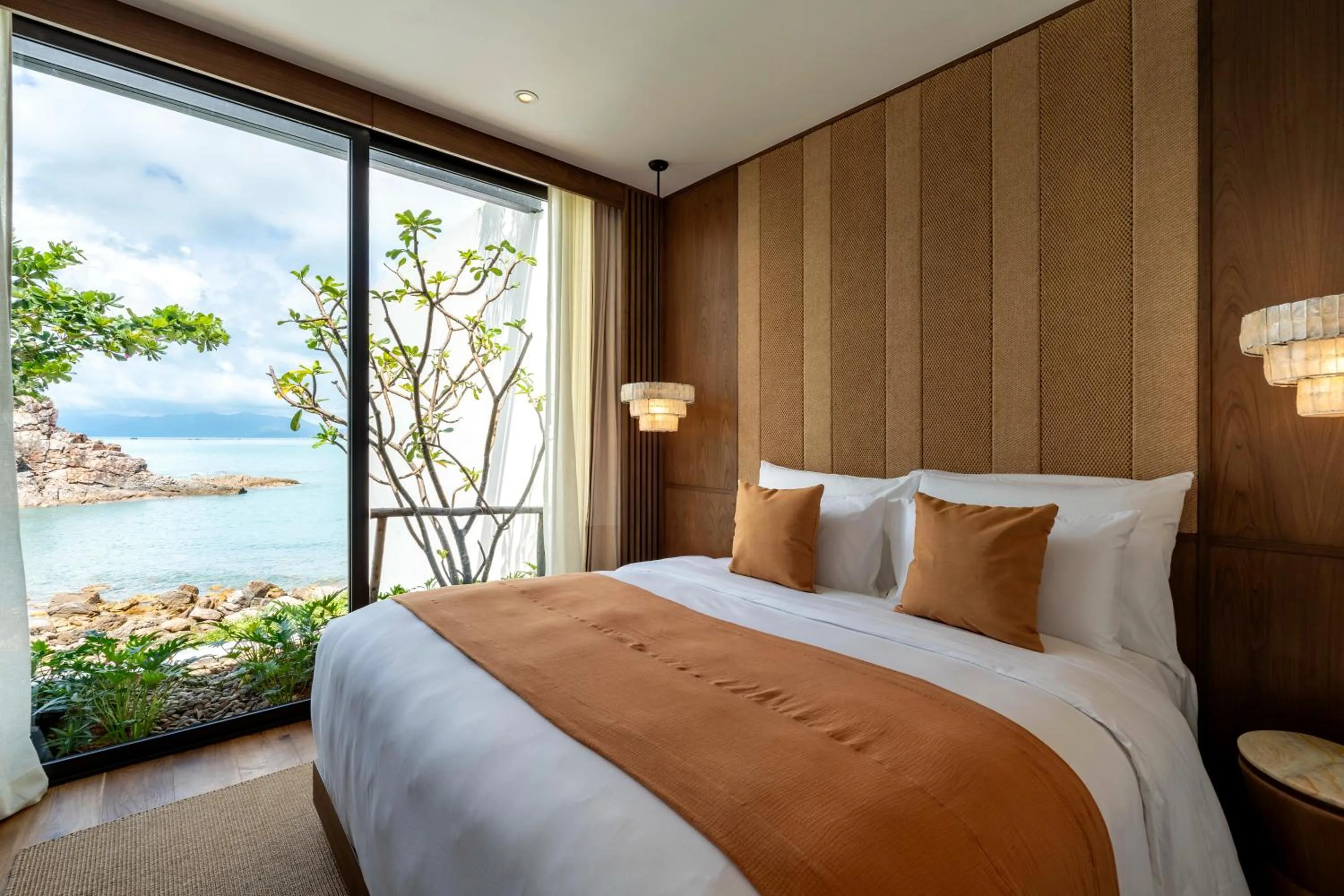 Bed in Cape Fahn Hotel - Private Islands Samui