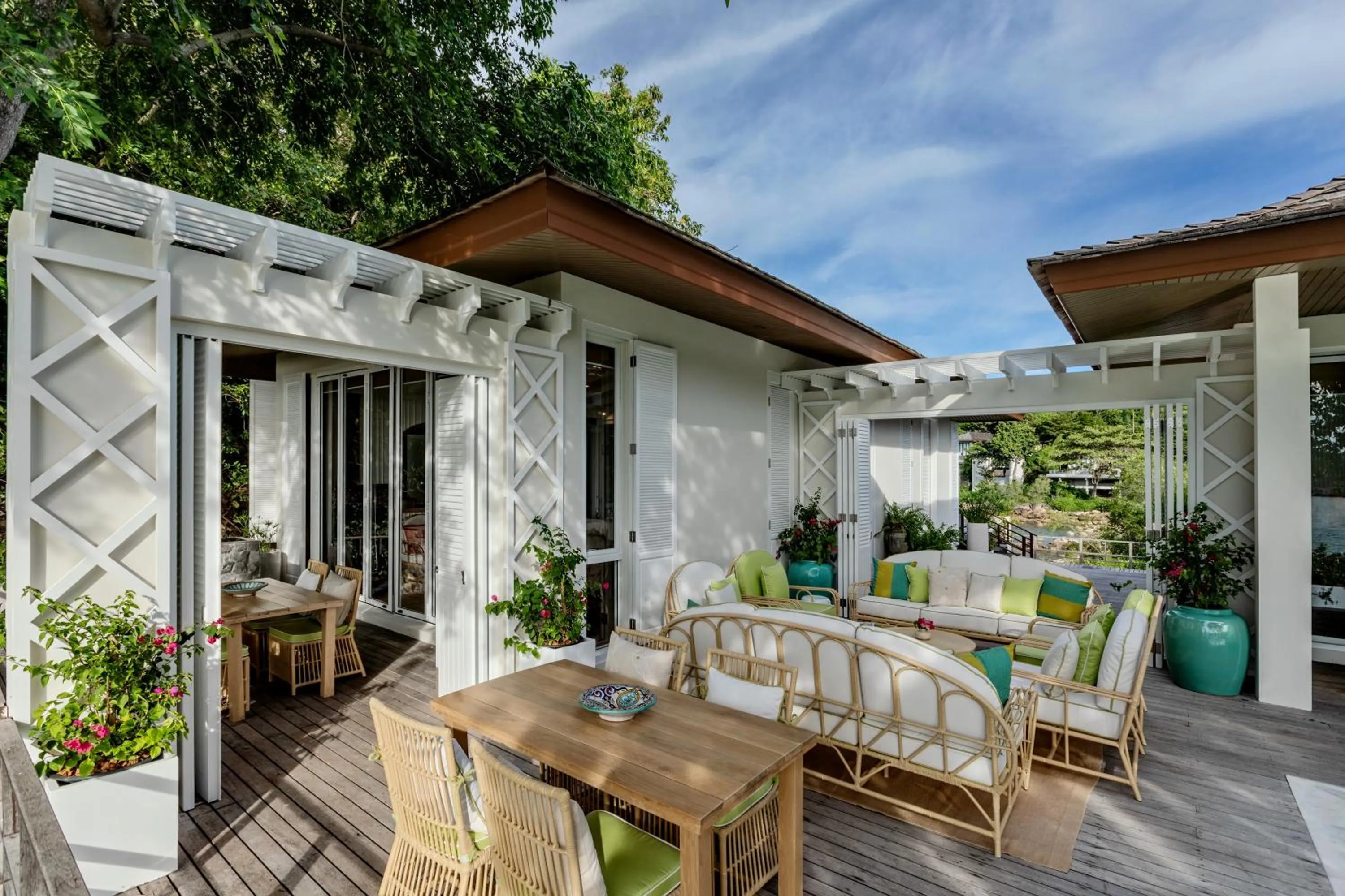 Seating area in Cape Fahn Hotel - Private Islands Samui