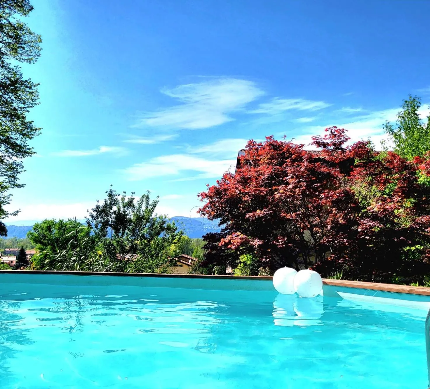 Swimming pool in B&B Relais Cascina al Campaccio