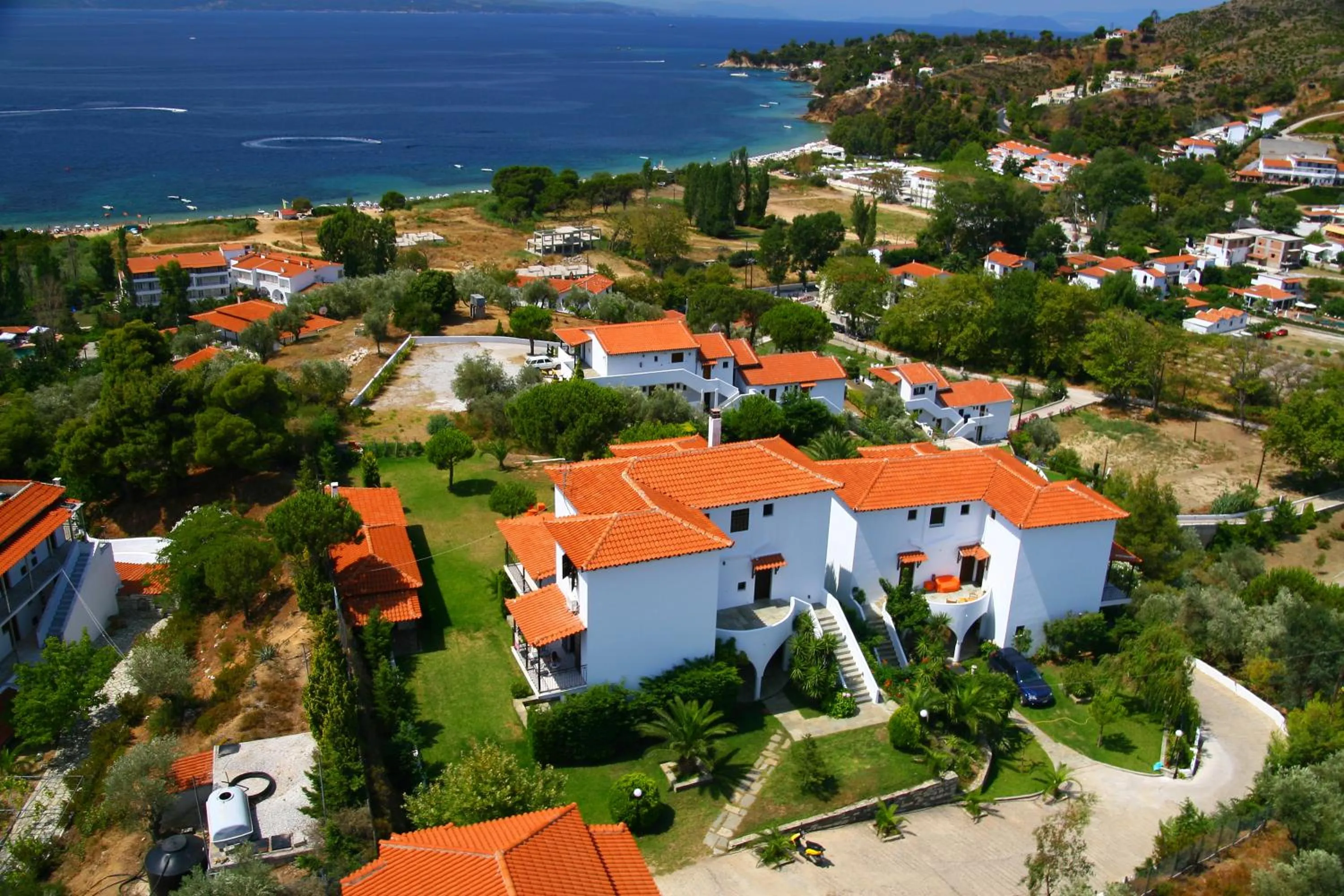 Bird's eye view in Villa Xanthippi