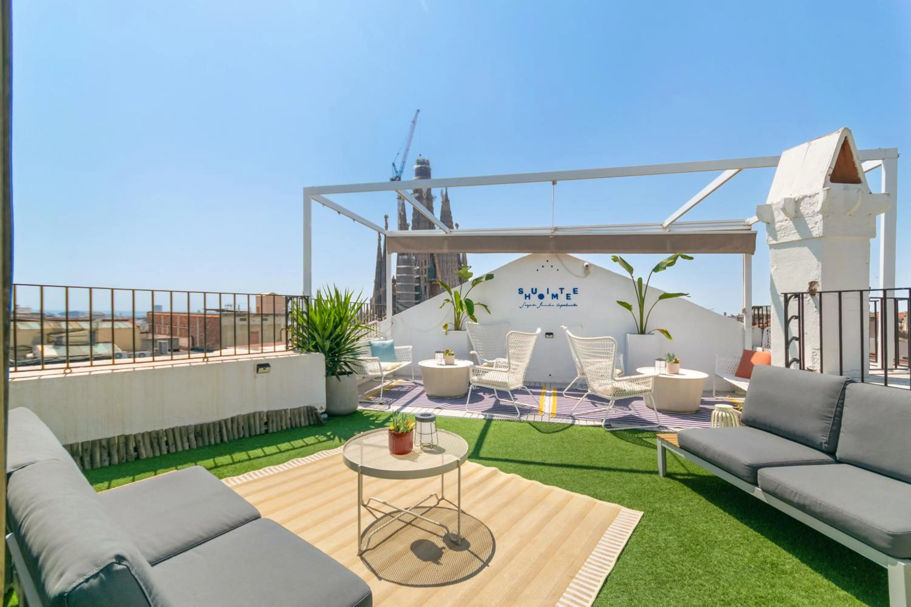 Property building in Suite Home Sagrada Familia