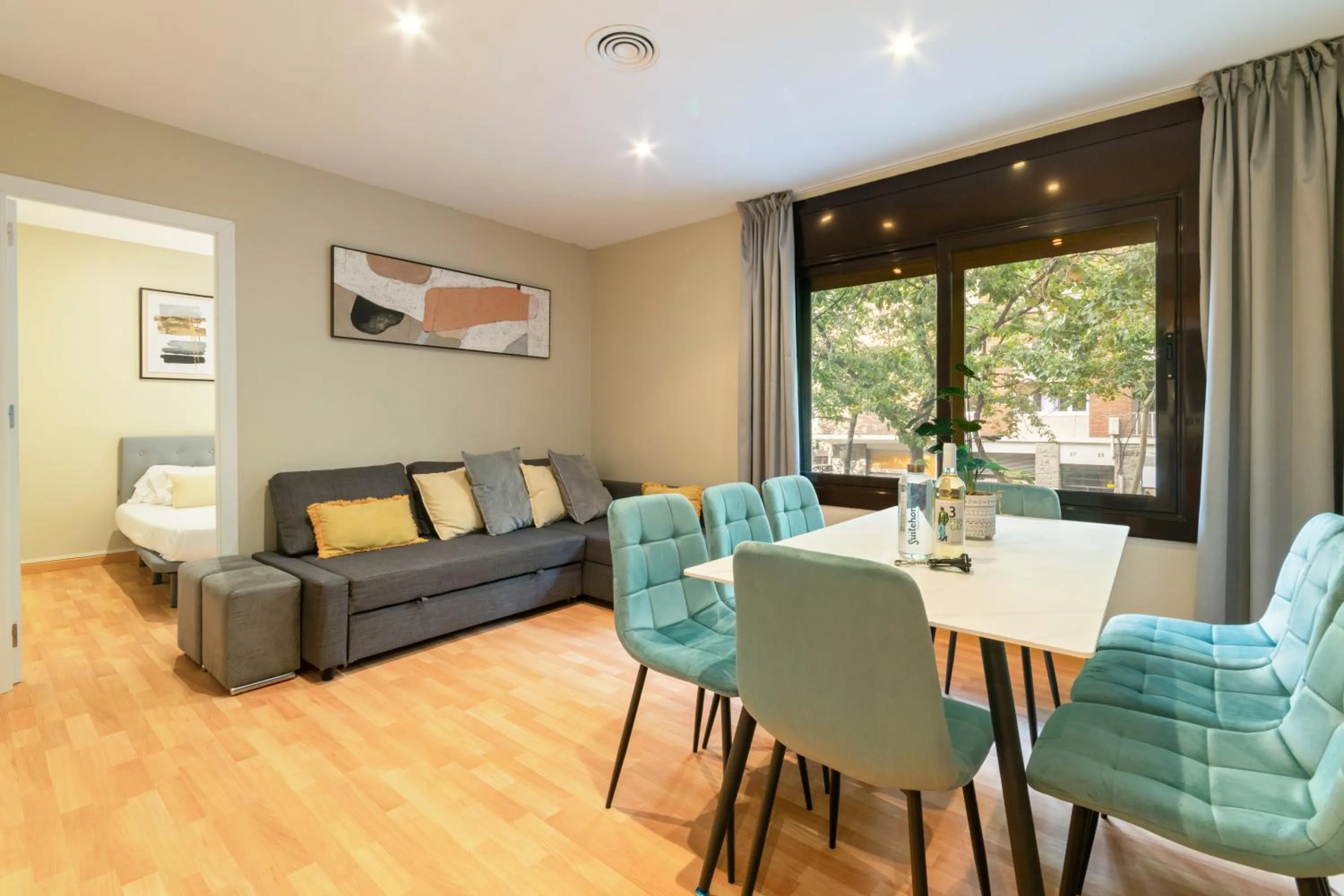 Living room in Suite Home Sagrada Familia