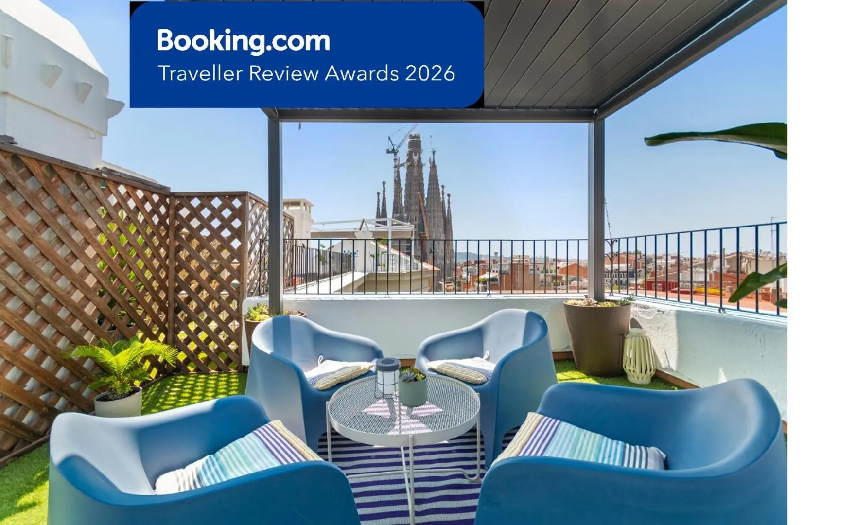 Balcony/Terrace in Suite Home Sagrada Familia