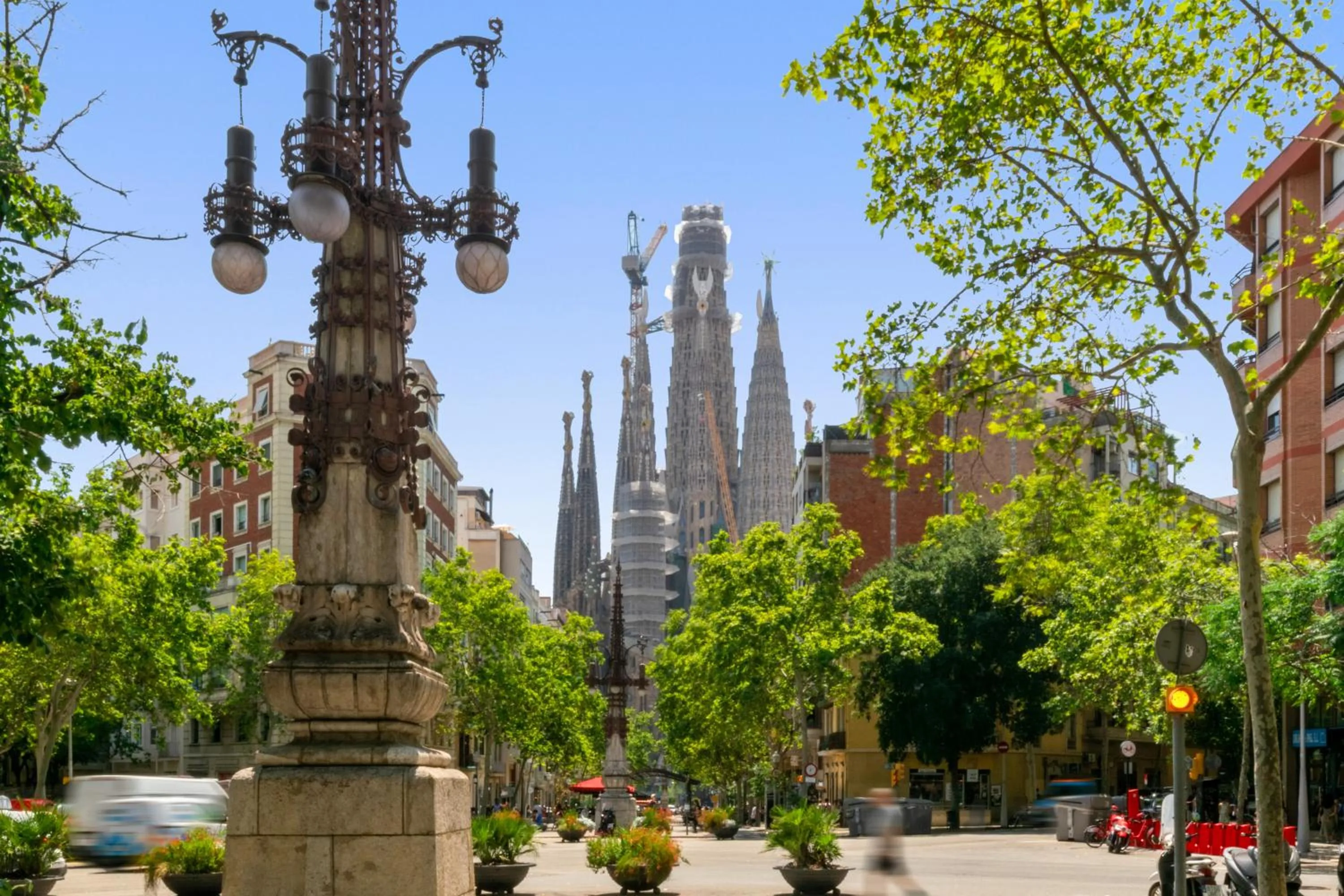 Street view in Suite Home Sagrada Familia