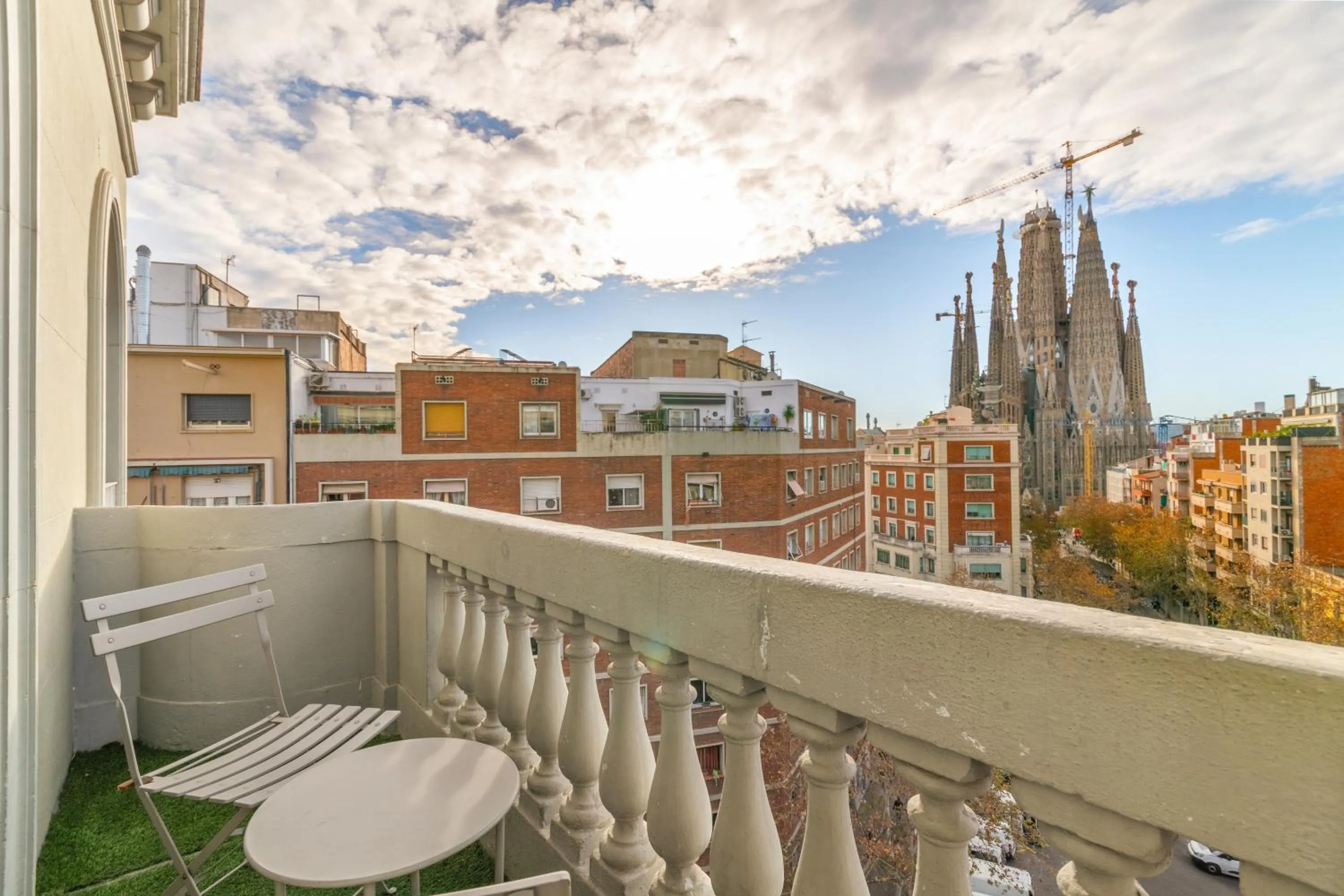 Balcony/Terrace in Suite Home Sagrada Familia