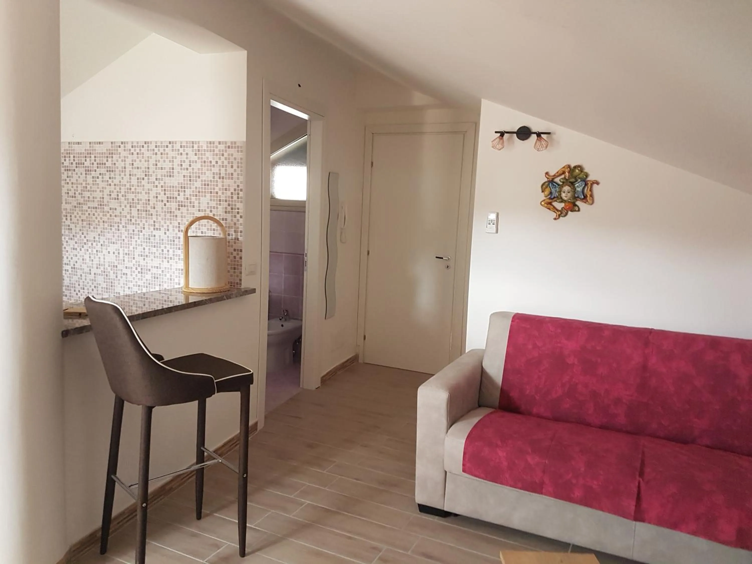 Living room in La Porta dell'Alcantara