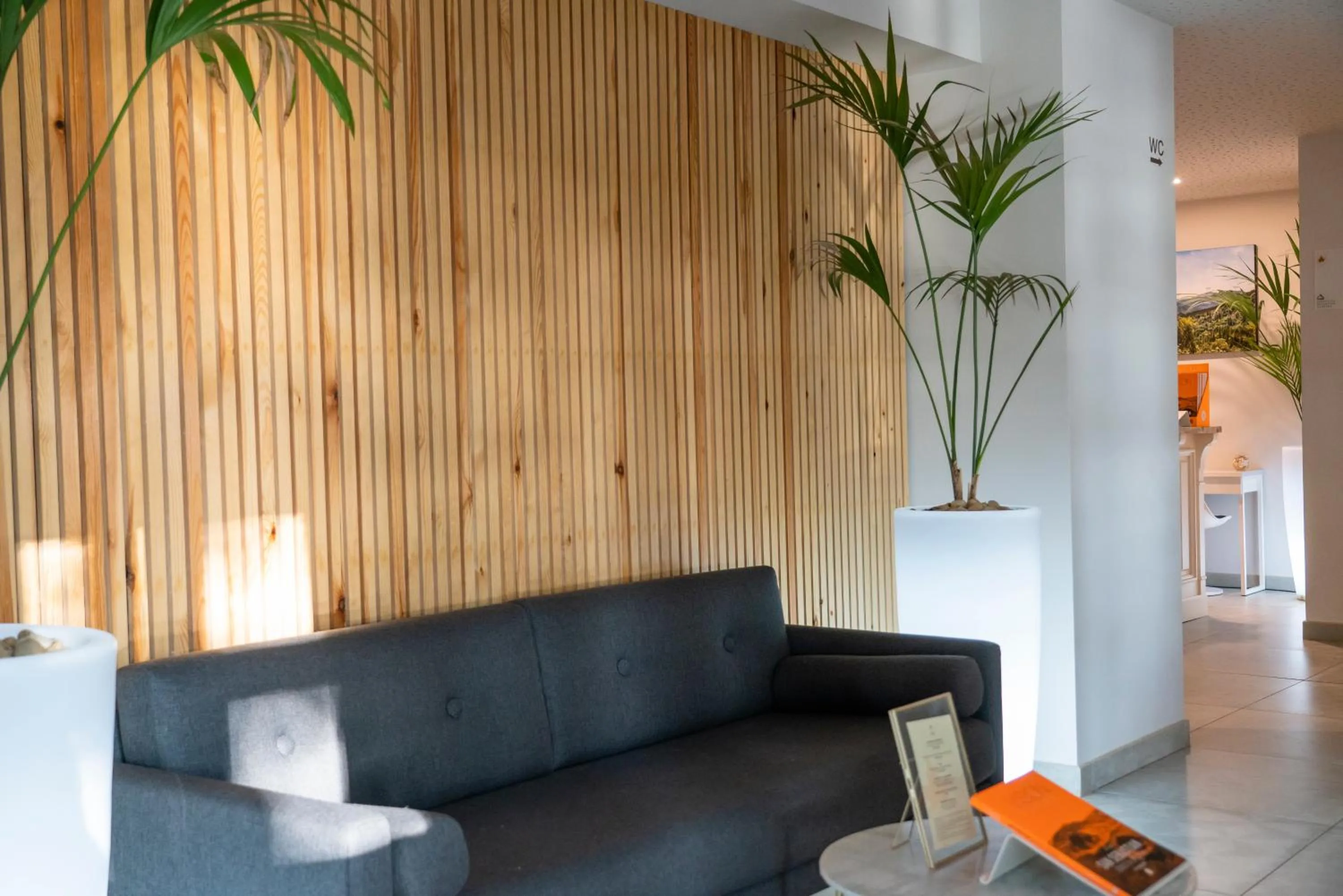 Lobby or reception in IXUA Hotela