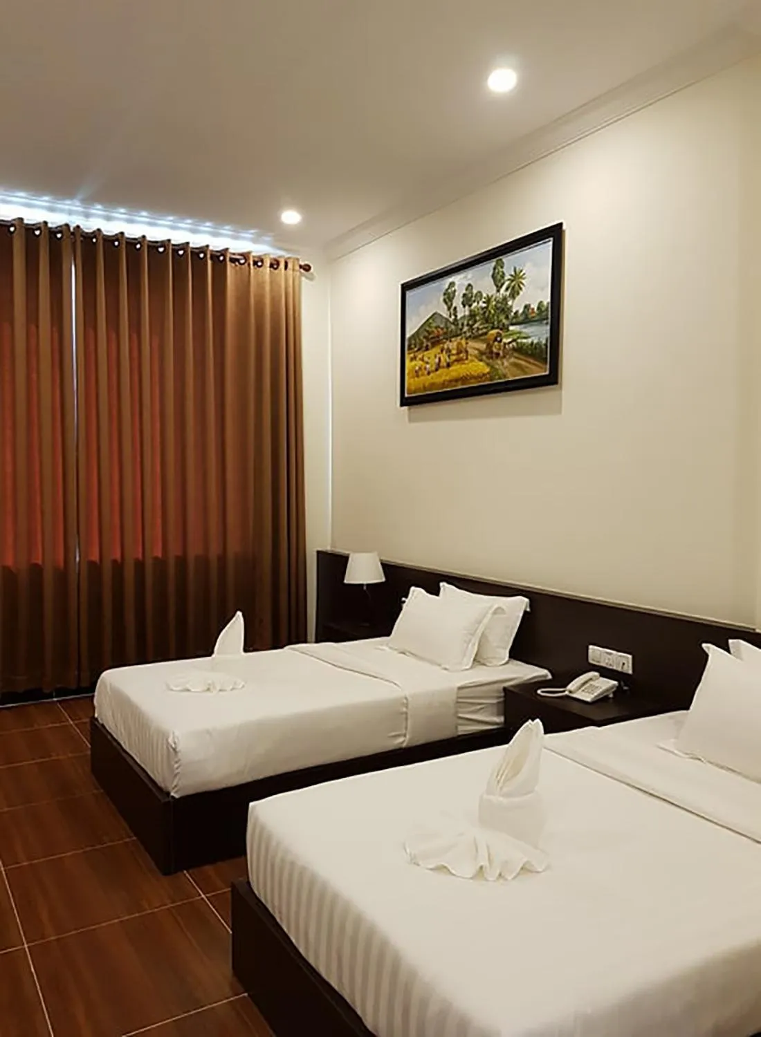 Bedroom, Bed in Apple Hotel Two - Near Phnom Penh Airport