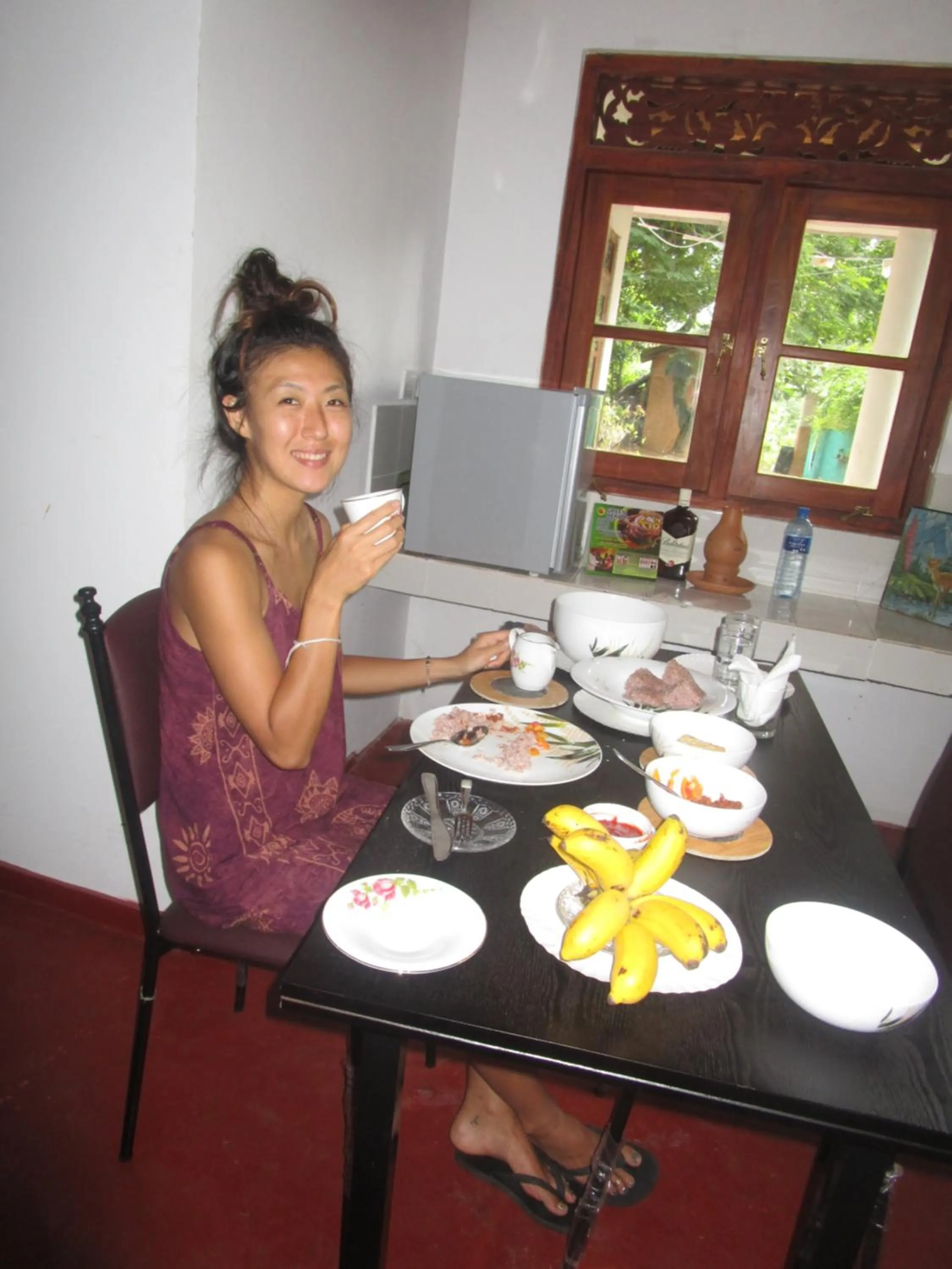 Dining area in Green Herbal Ayurvedic Eco-Lodge