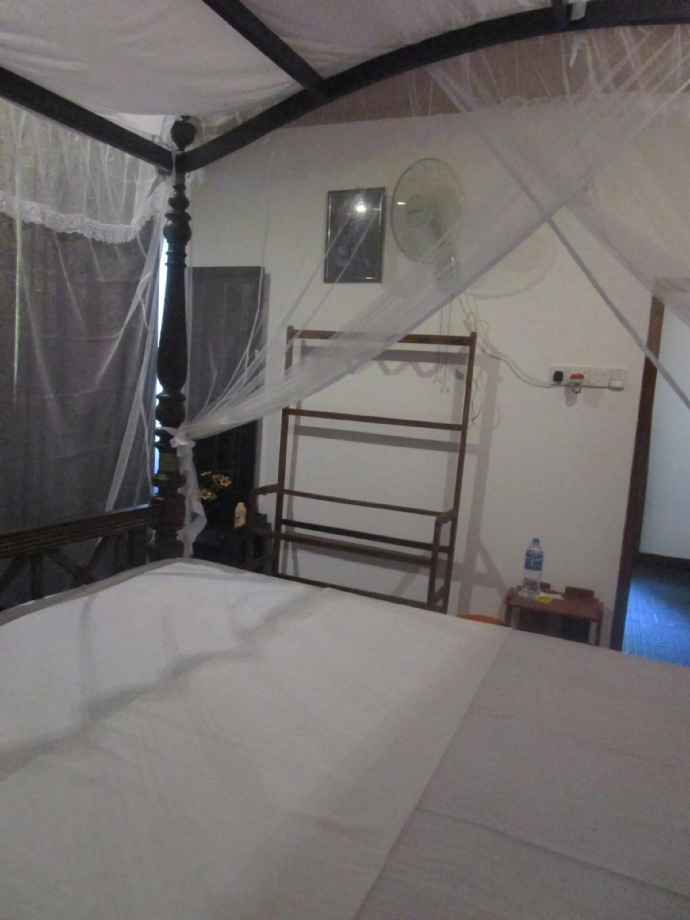 Bed in Green Herbal Ayurvedic Eco-Lodge