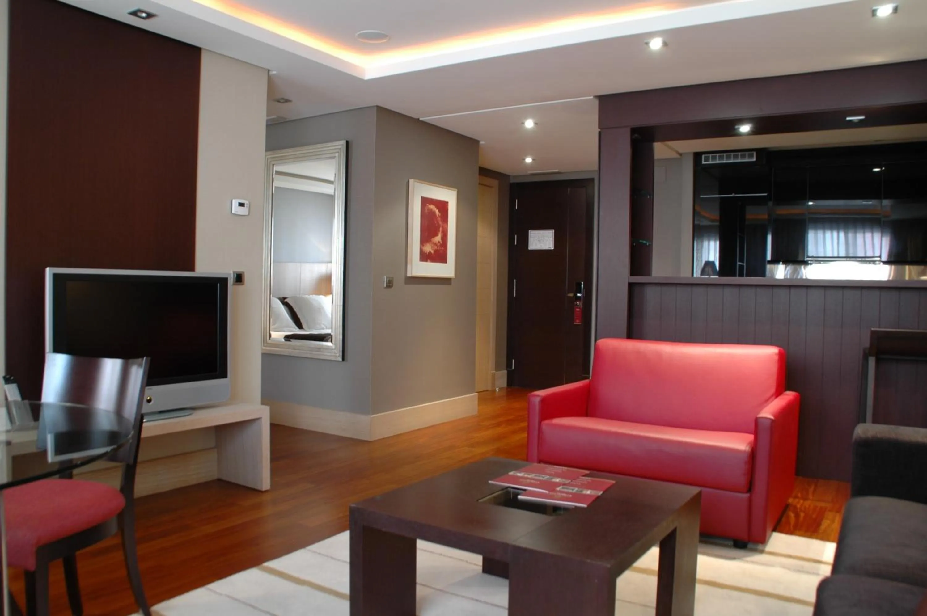 TV and multimedia in Washington Parquesol Suites & Hotel