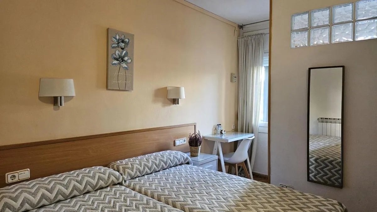 Bed in Hostal Rio De Castro