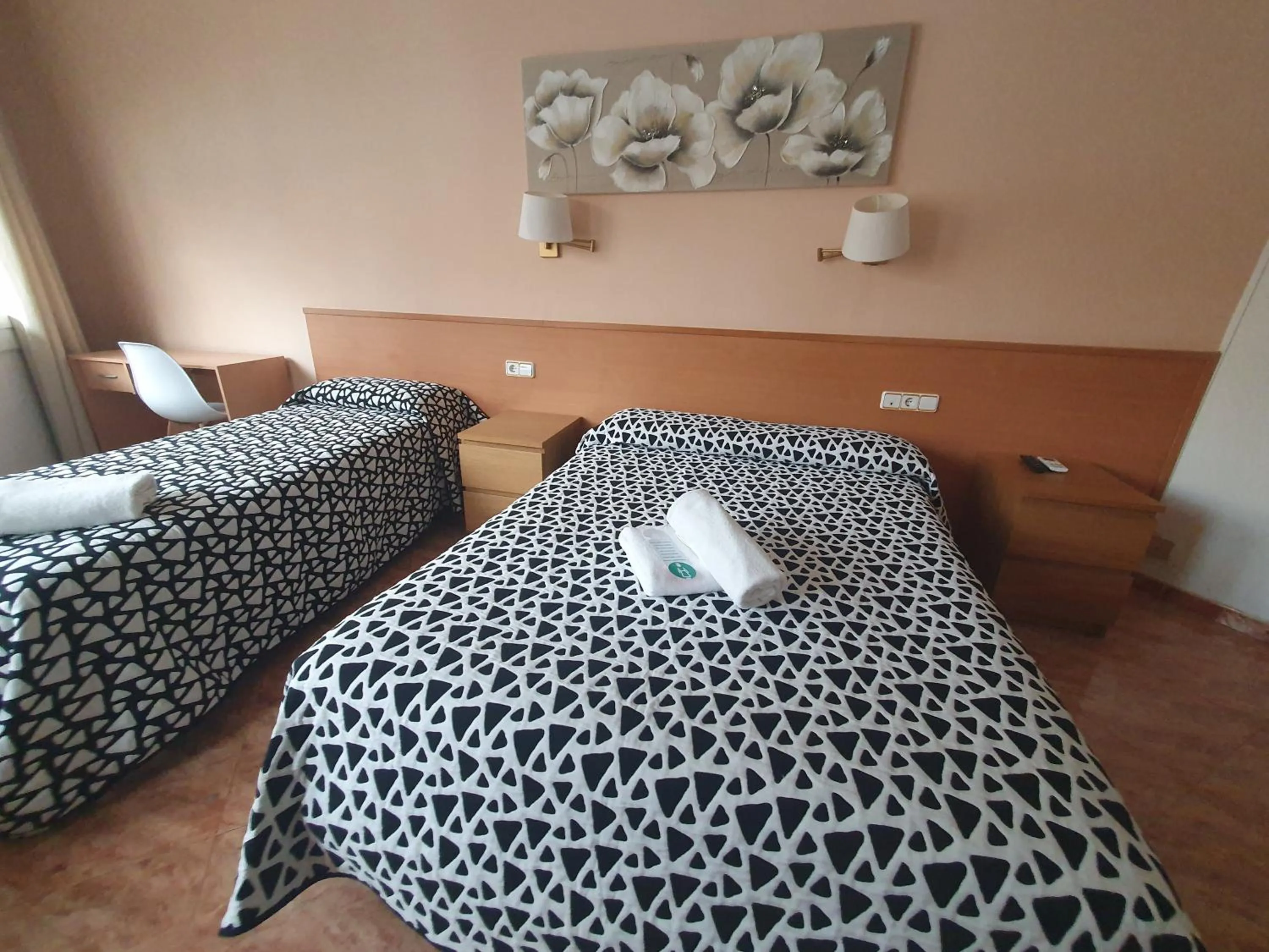 Bed in Hostal Rio De Castro