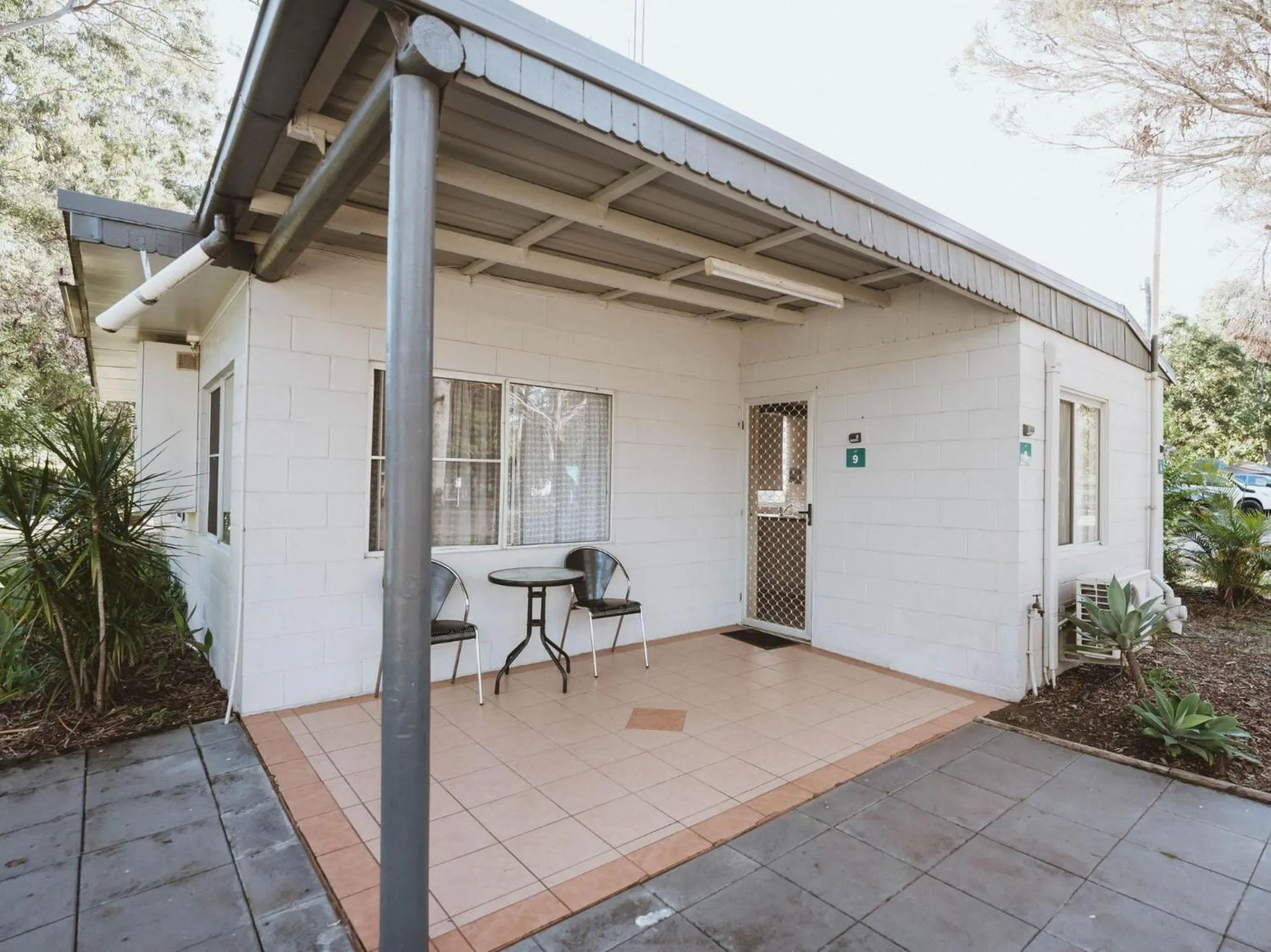 Balcony/Terrace in BIG4 Cania Gorge Holiday Park