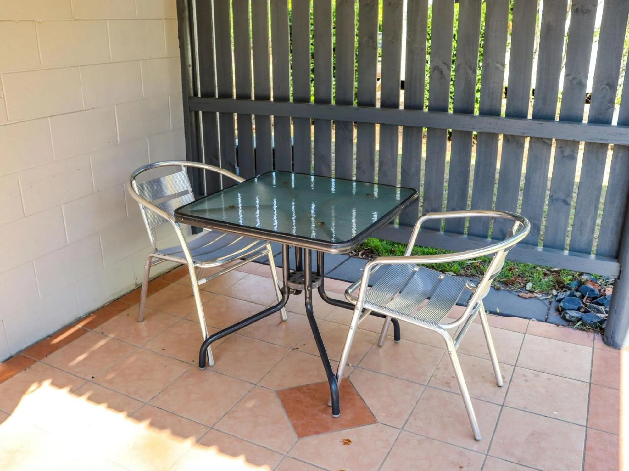 Balcony/Terrace in BIG4 Cania Gorge Holiday Park