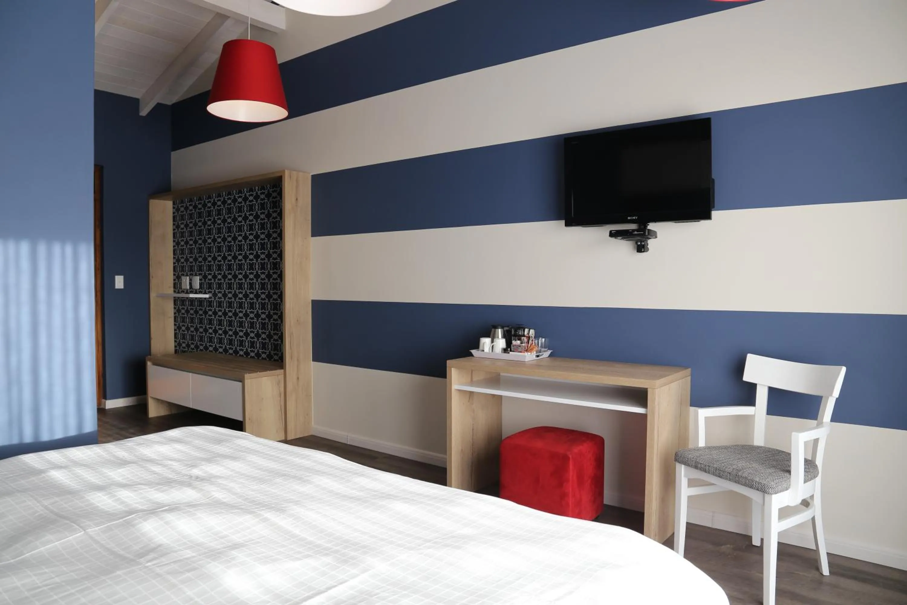 Decorative detail, Bed in Namib Guesthouse