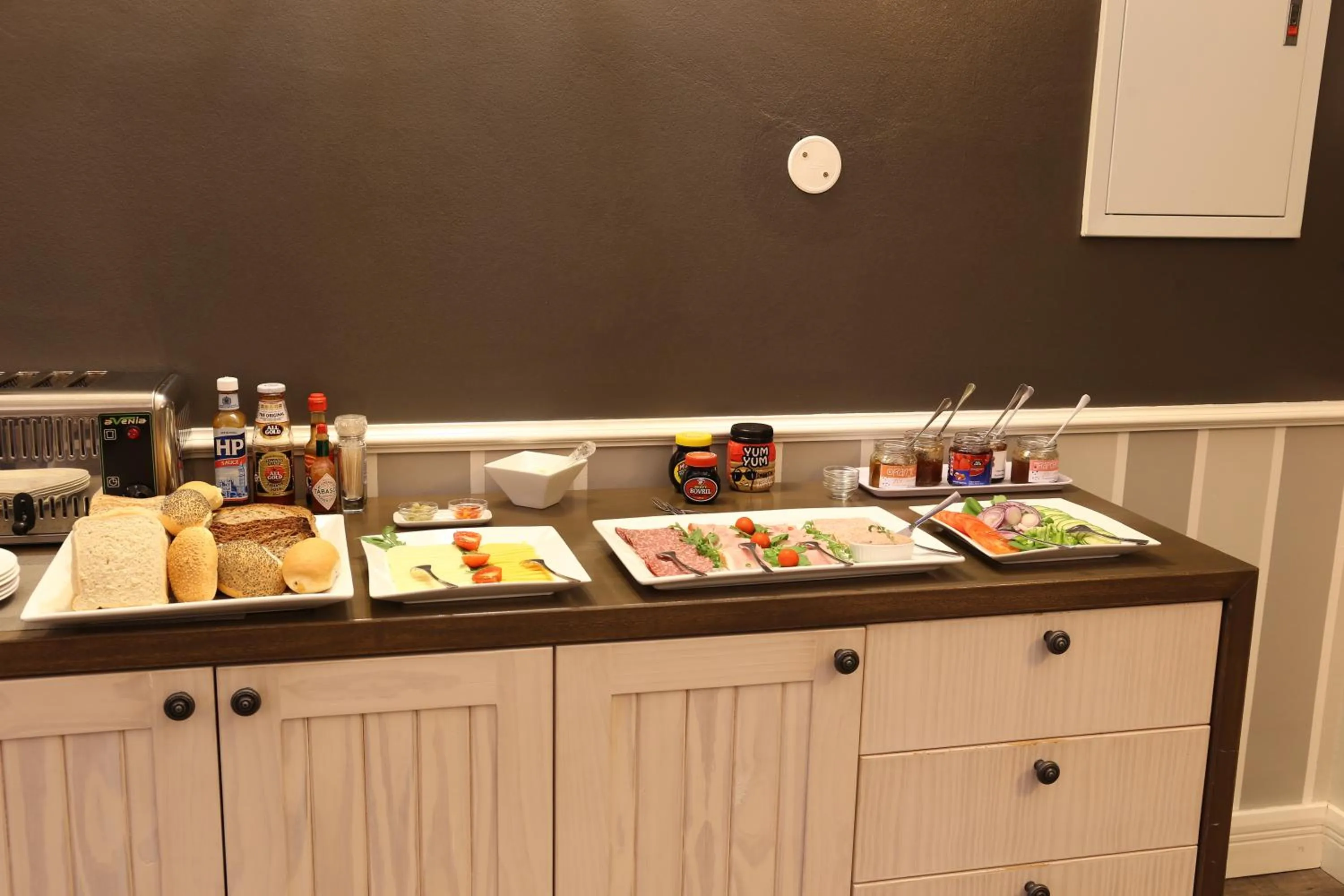 Continental breakfast in Namib Guesthouse