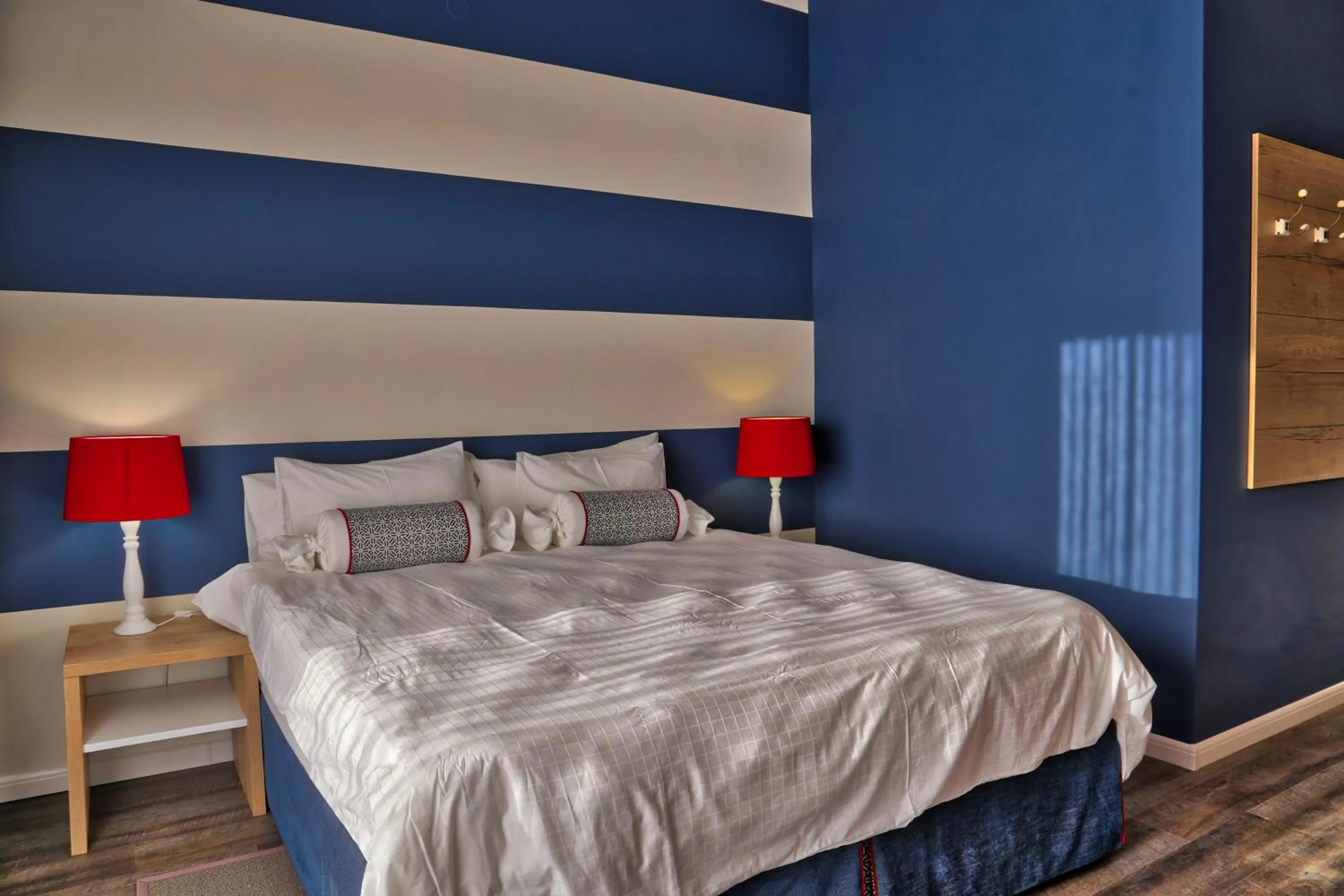 Decorative detail, Bed in Namib Guesthouse