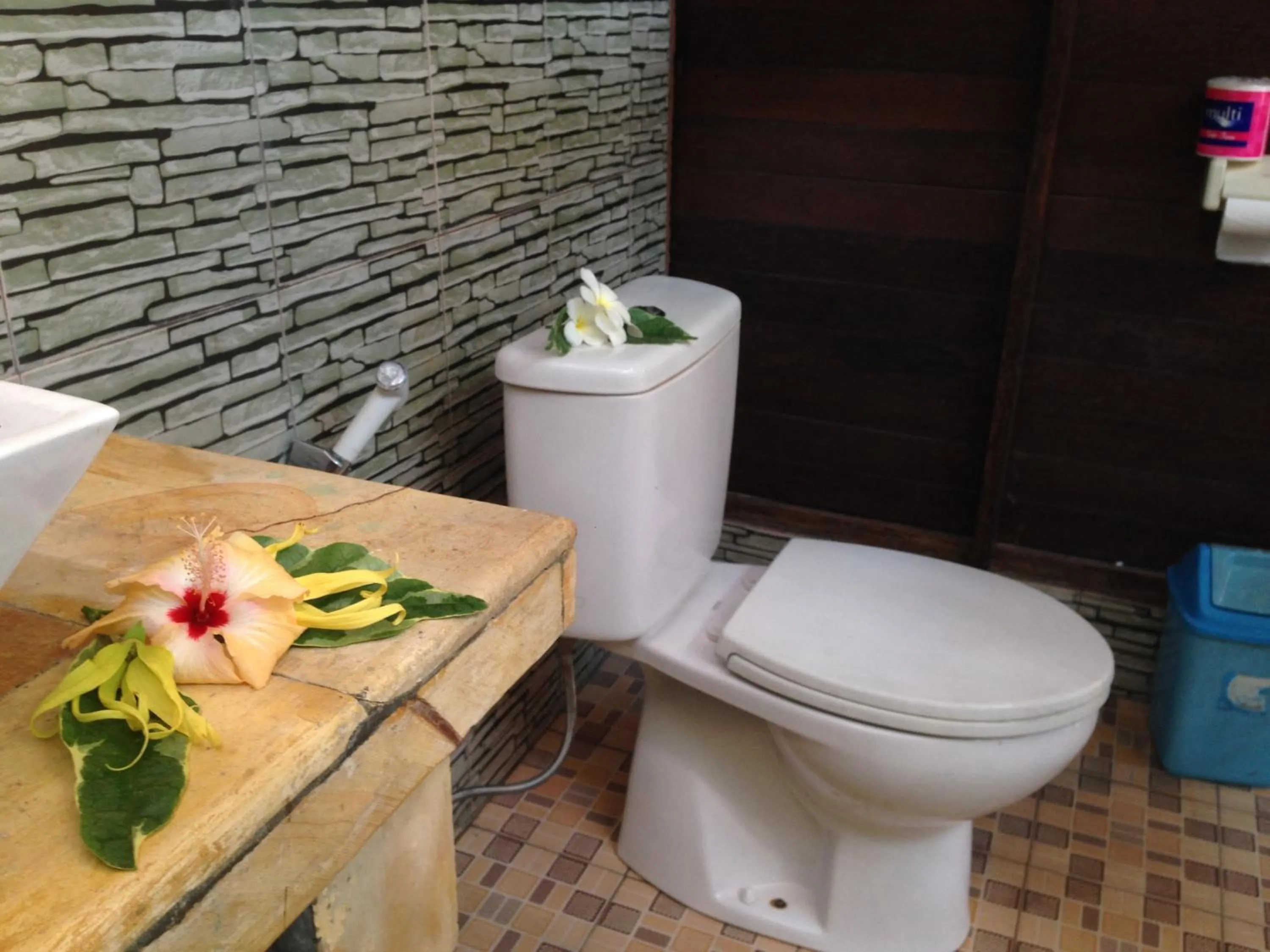 Toilet in Nanuk's Bungalows