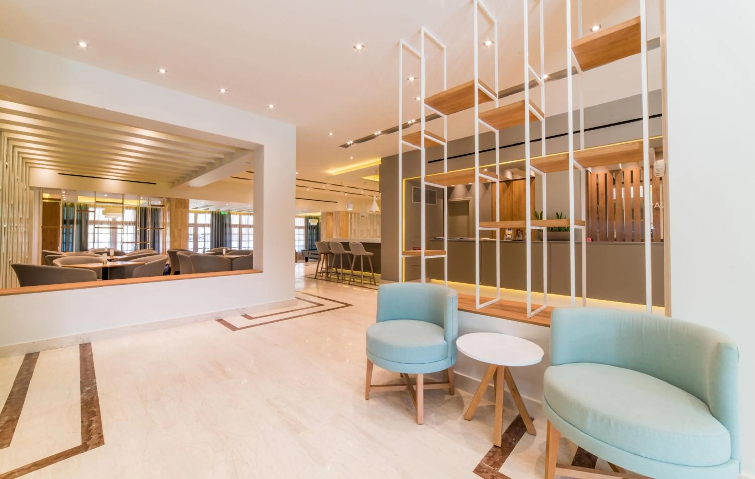 Lobby or reception in Hotel Palmyra