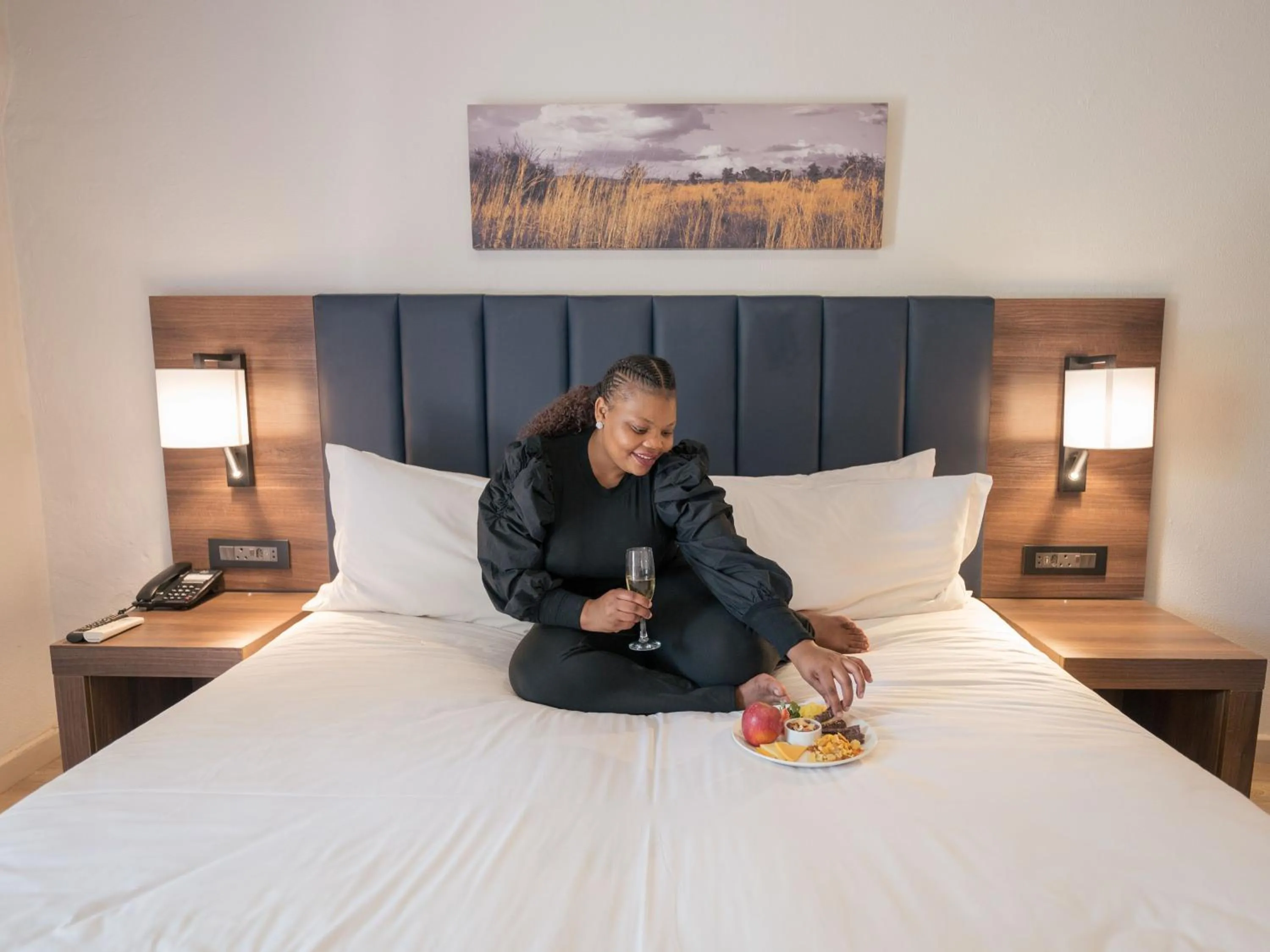 Bed in ANEW Hotel Hluhluwe