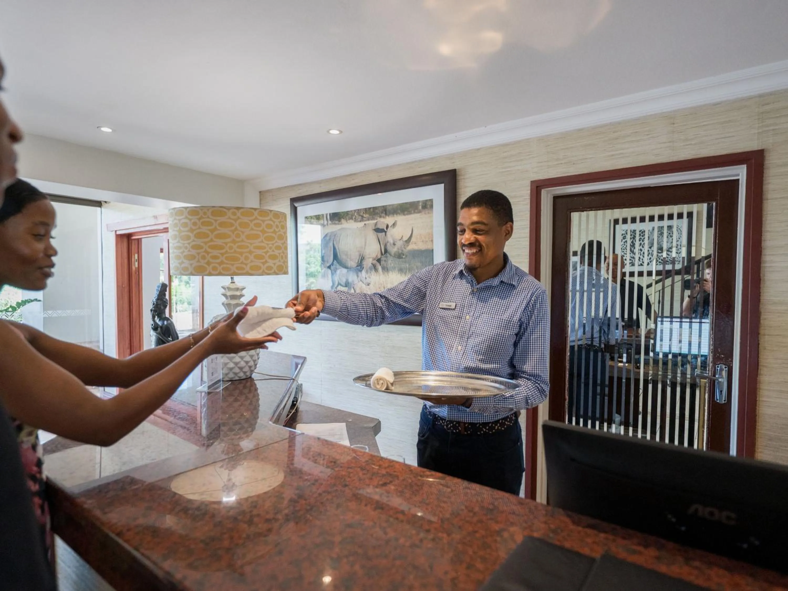 Staff in ANEW Hotel Hluhluwe