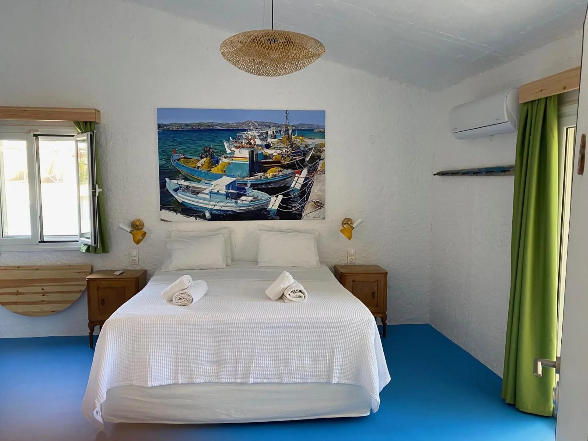 Bed in Manolis' House