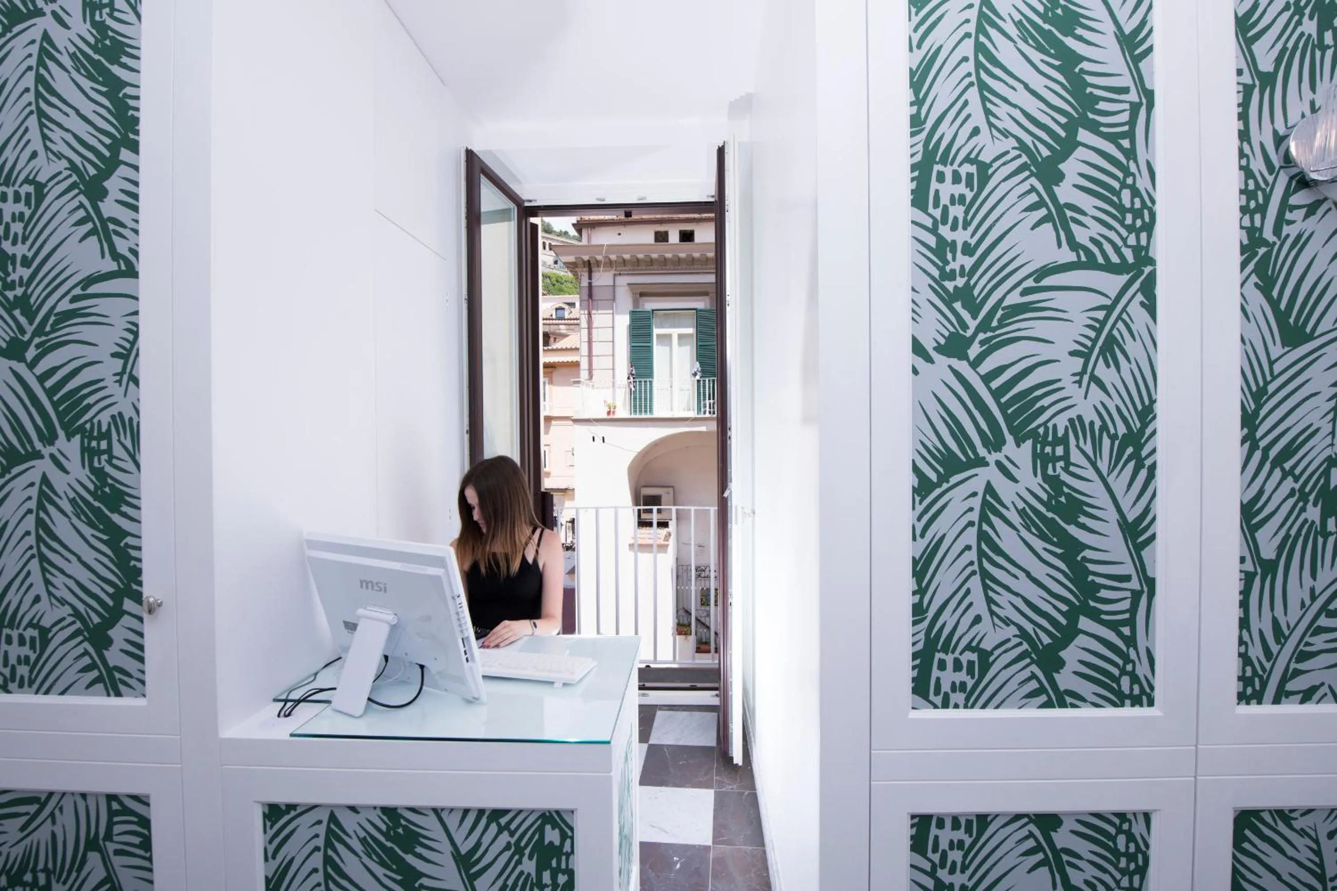 Living room, Bed in La Bambagina