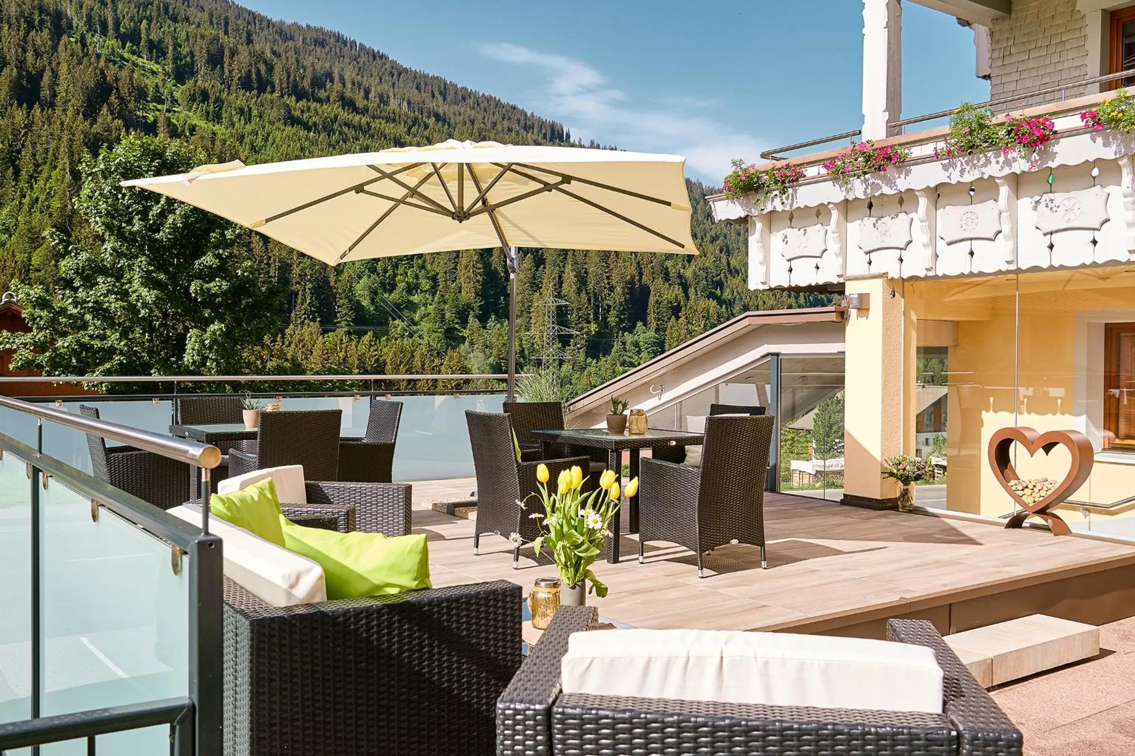 Garden in Stockingers Guest House