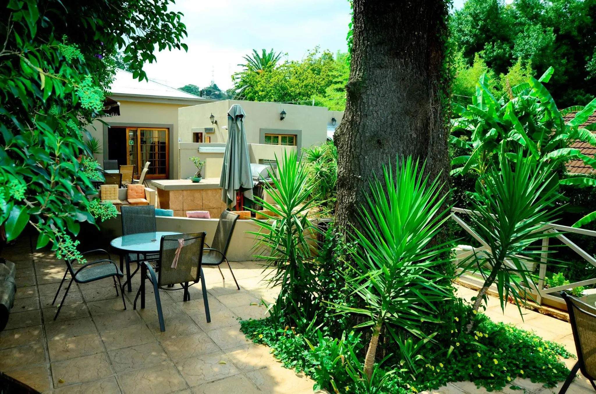 Patio in 7th Street Guesthouse