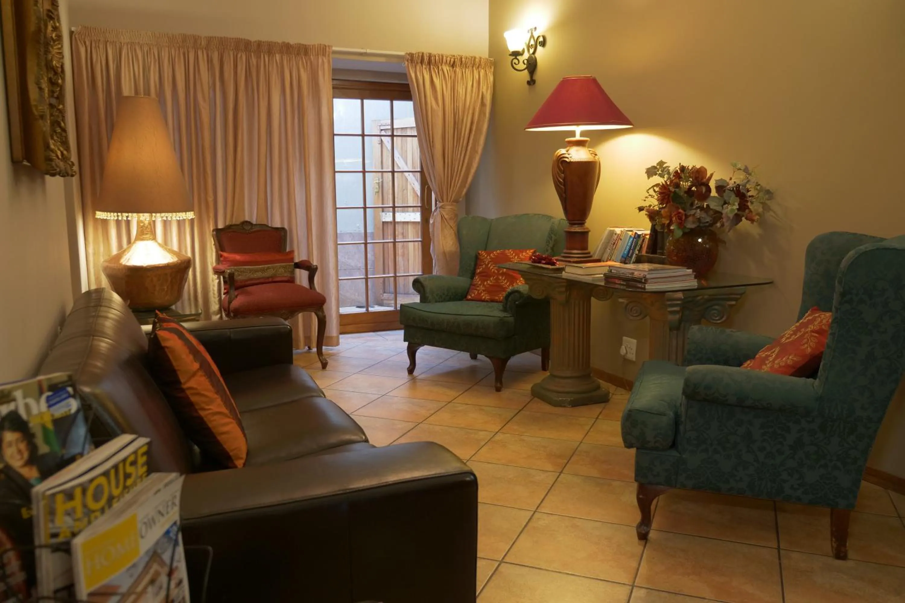 Seating area in 7th Street Guesthouse