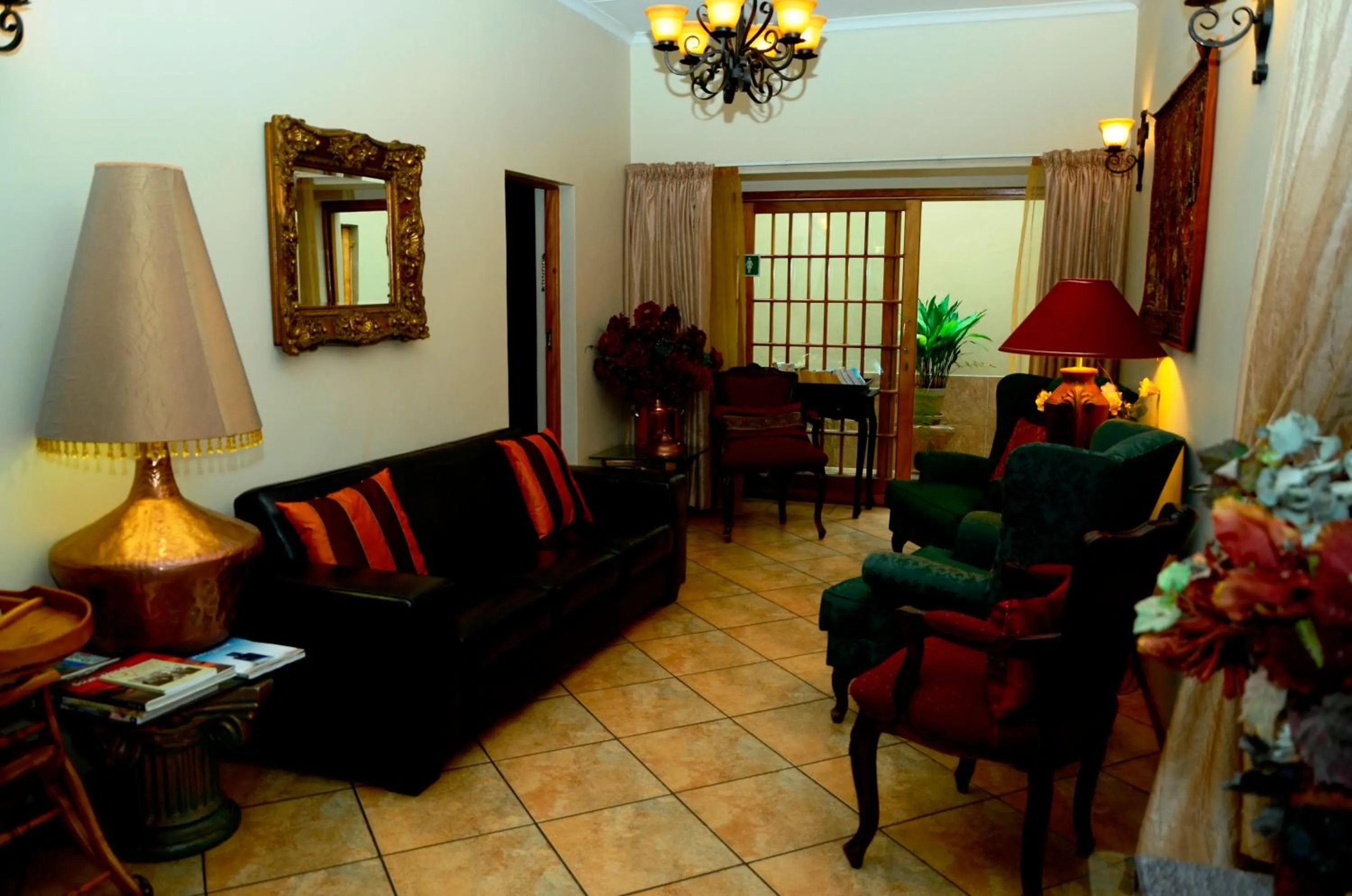 Seating area in 7th Street Guesthouse